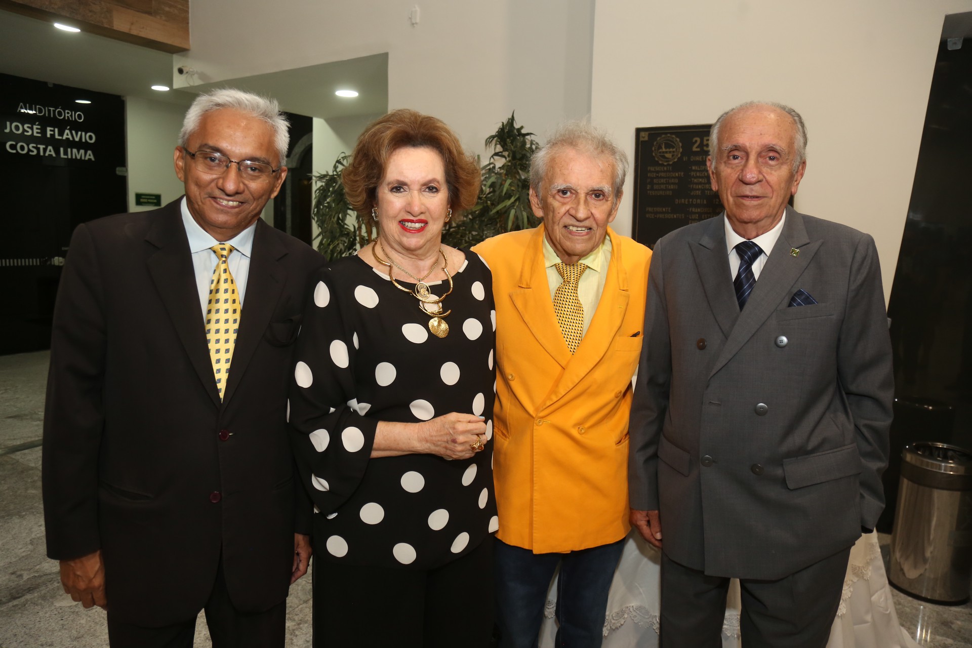(Foto: João Filho Tavares/ O POVO)Eliomar de Lima, Lêda Maria, Lúcio Brasileiro e João Guimarães