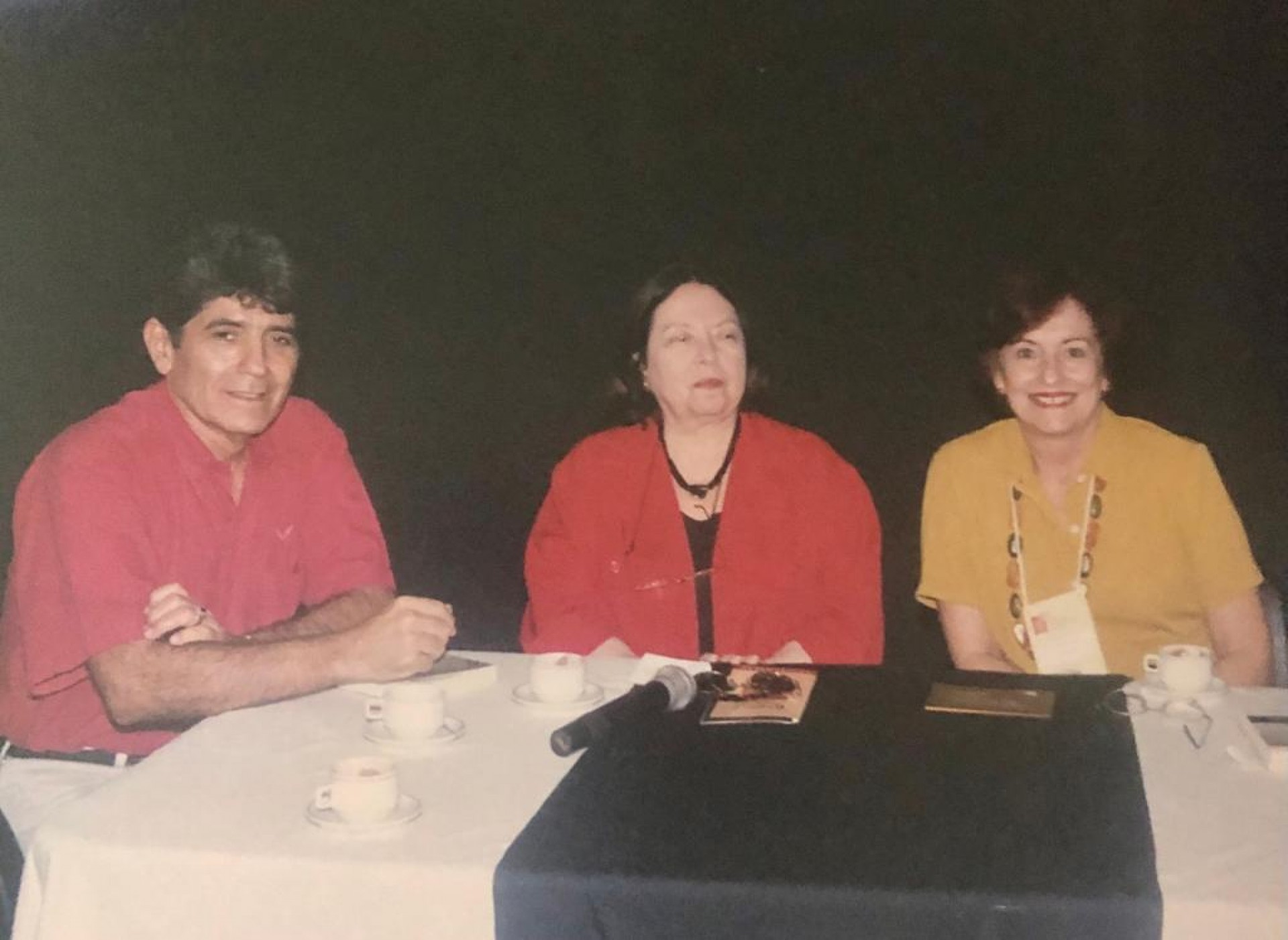 Na Bienal do Livro com José Augusto Bezerra e Regina Fiúza(Foto: Arquivo Pessoal)