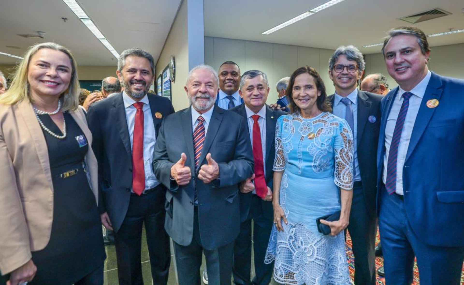 Cearenses na diplomação do presidente Lula (Foto: Arquivo Pessoal)