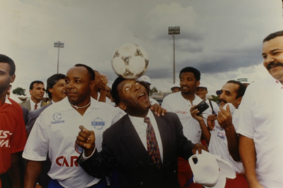 Na foto: Pelé em 15/11/1995.(Foto: Juca Varella /Folha de SP, em 15/11/1995)