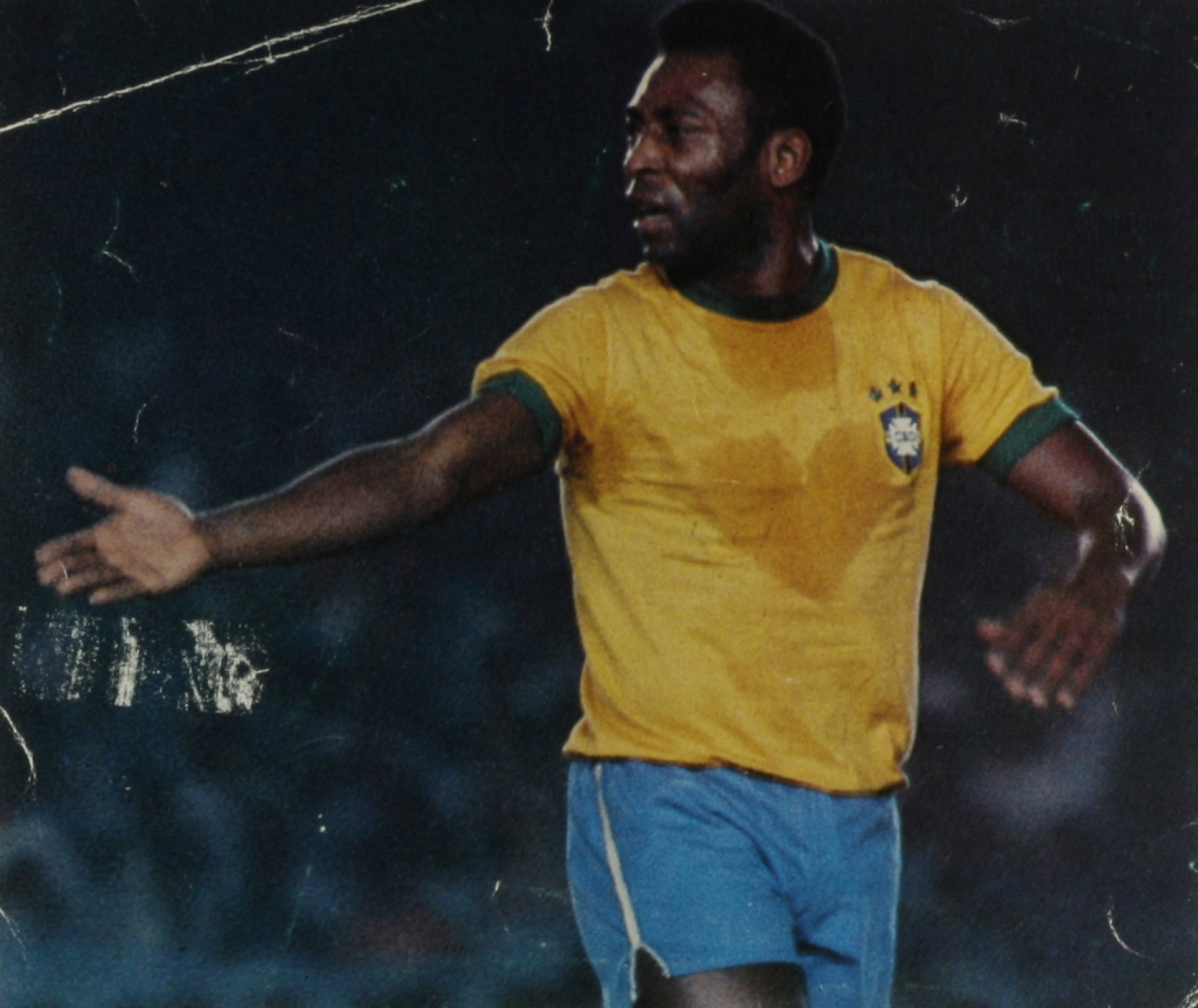 Pelé com a camisa do Tri
 (Foto: Arquivo / Divulgação)