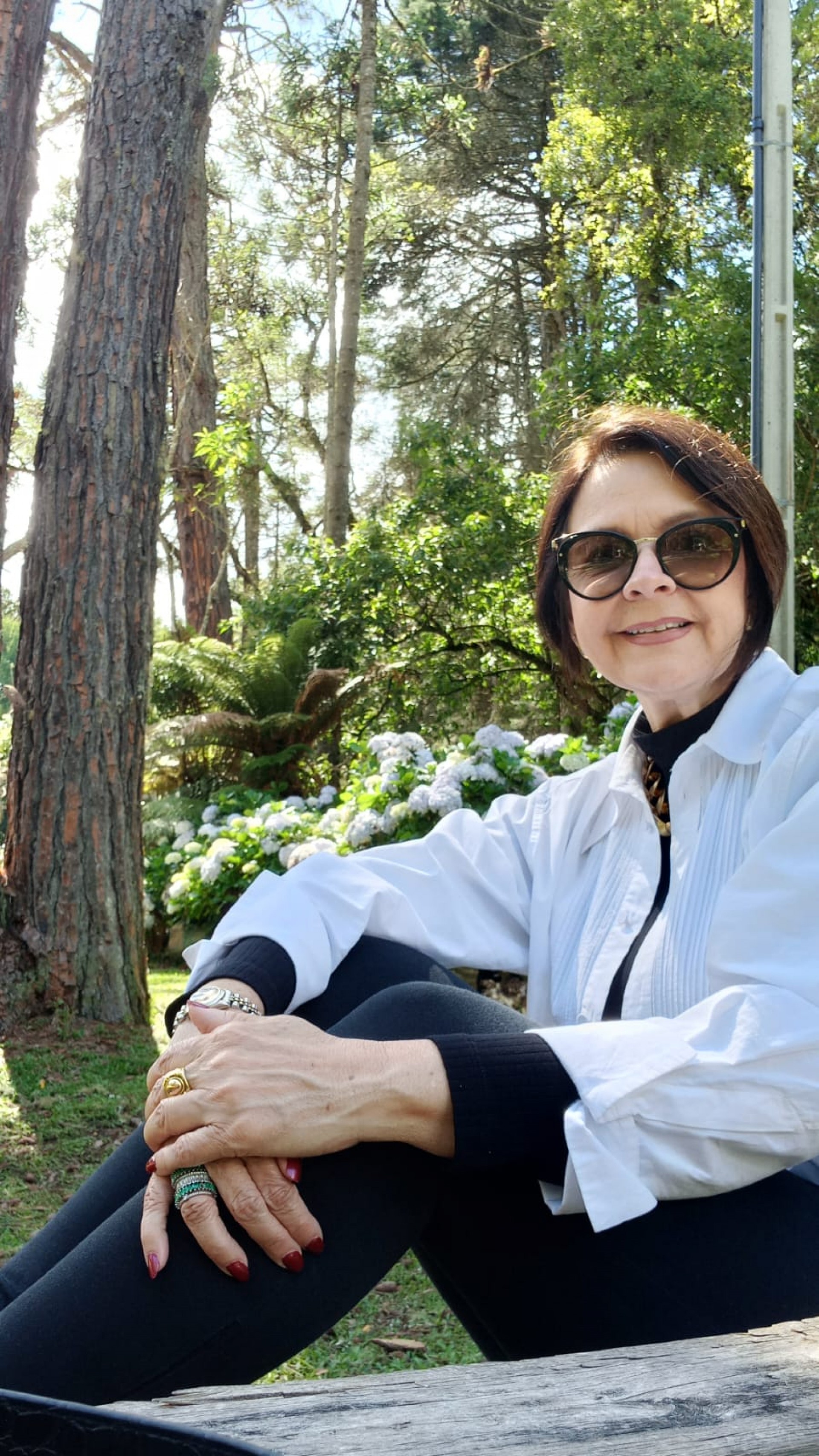 Miriam Miranda curtiu em Campos do Jordão ao lado da família
