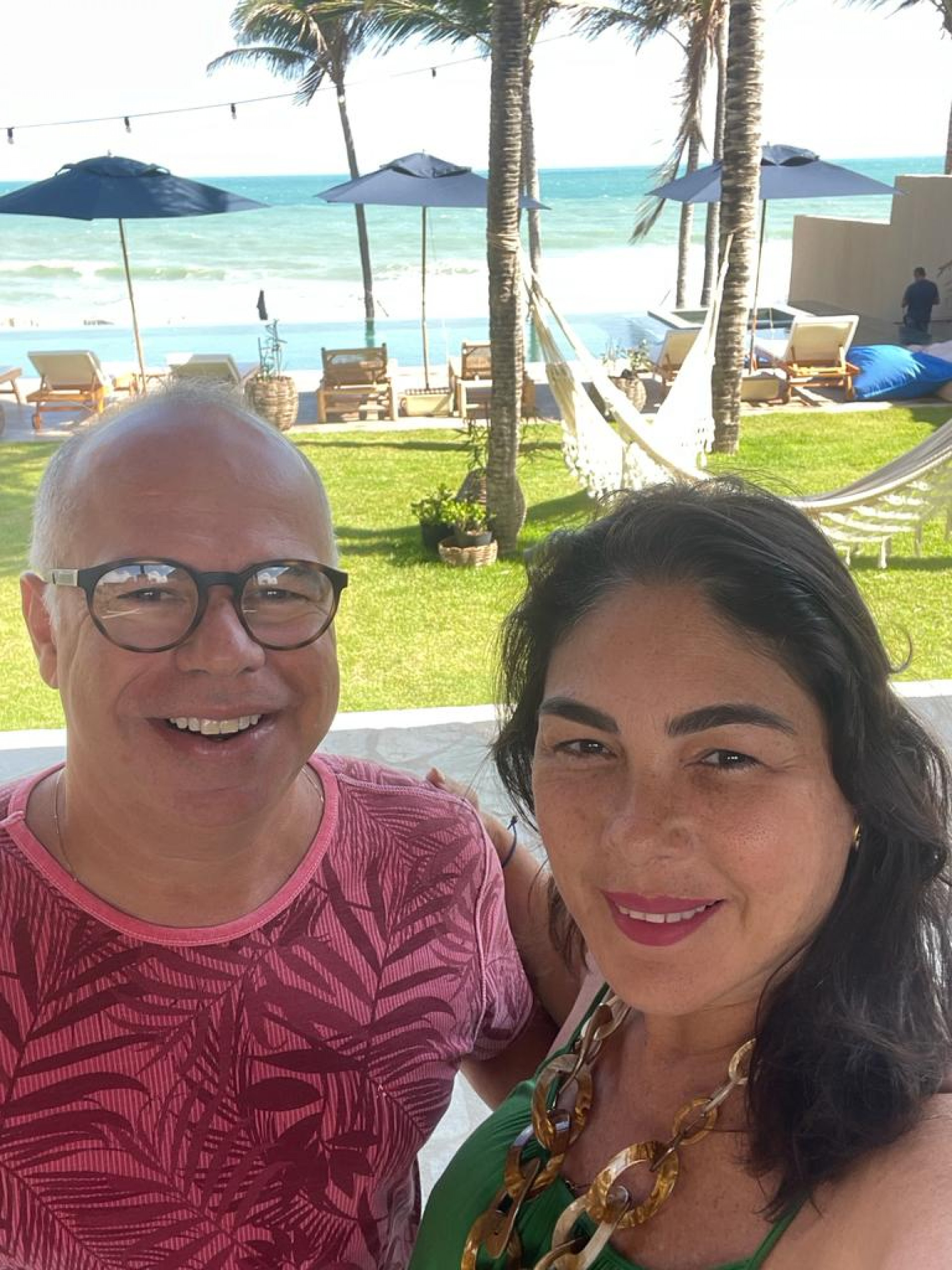 Márcio Menezes e Izabela Fiúza: Saline Taíba(Foto: Arquivo Pessoal)