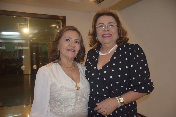 Iracema Nobre e Fanda Bastos, uma atual presidente, a outra exercendo o cargo de 2019 a 2020(Foto: Divulgação)
