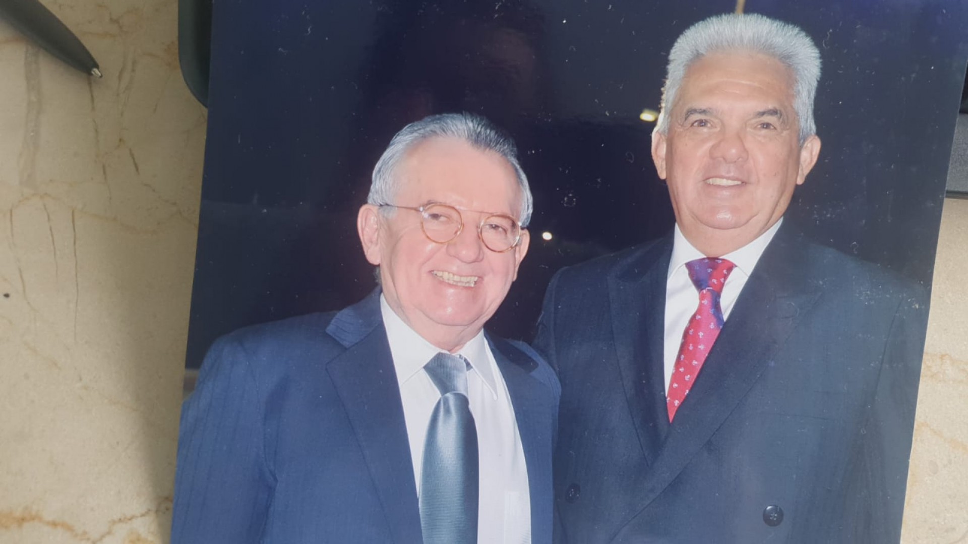Ex-reitor da UFC Henry Campos e Tales de Sá Cavalcante(Foto: Arquivo Pessoal)