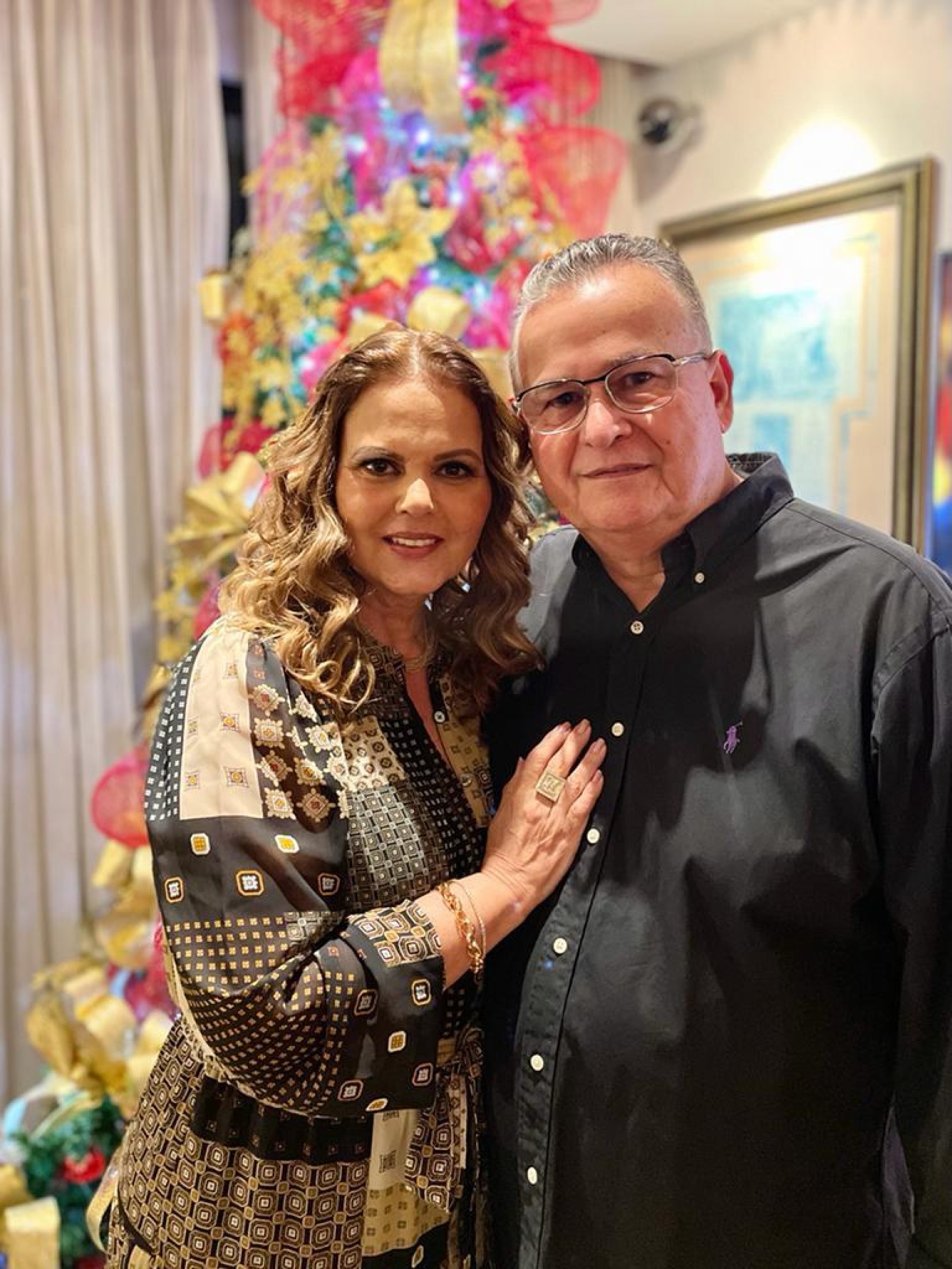 Tekinha e Petrônio Leitão(Foto: Arquivo Pessoal)