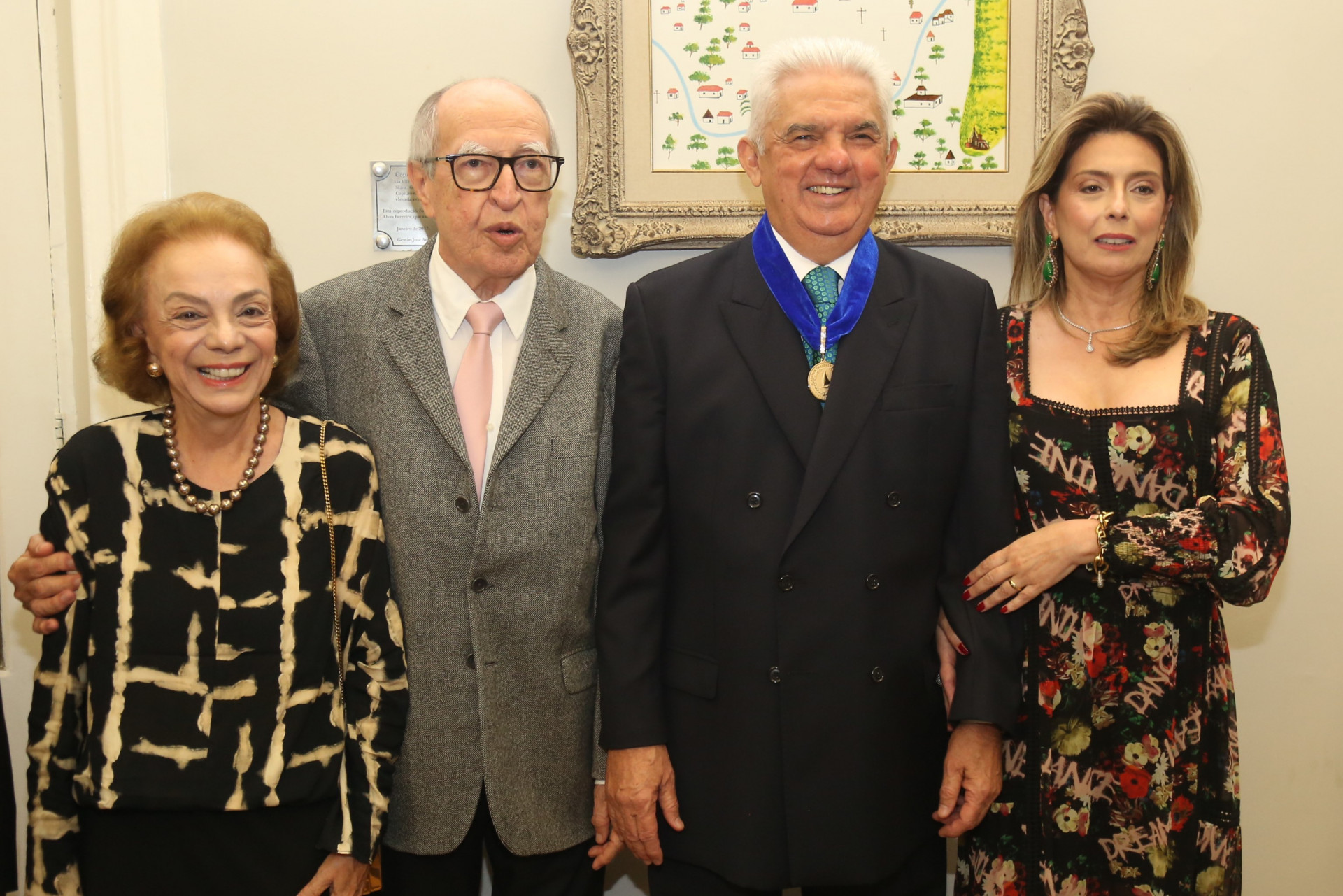 (Foto: JOÃO FILHO TAVARES)Beatriz e Lúcio Alcântara, Tales de Sá Cavalcante e Jaqueline 