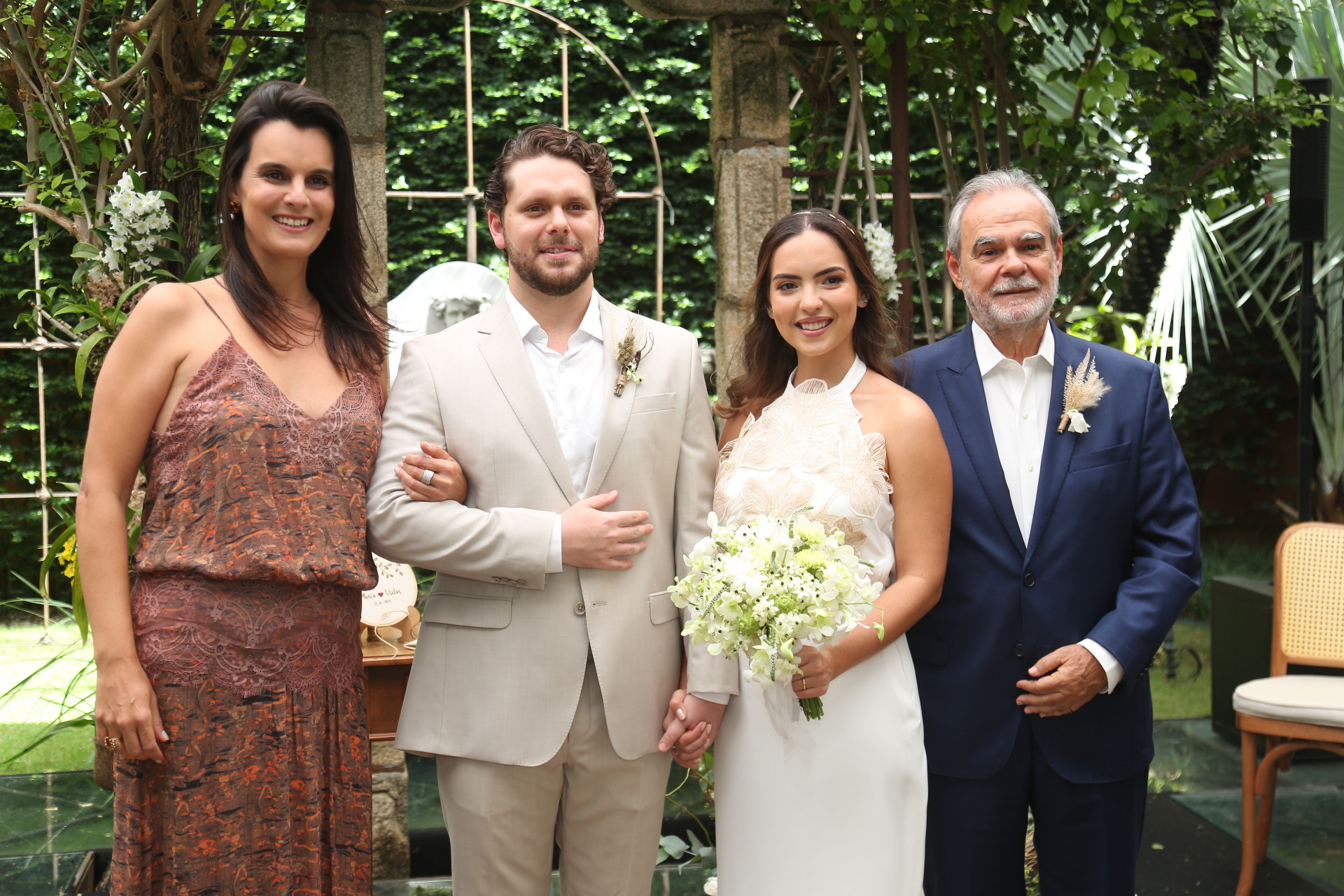 (Foto: JOÃO FILHO TAVARES)Olivia Borcaro, Victor Perlingeiro, Maria Braz e Max Perlingeiro