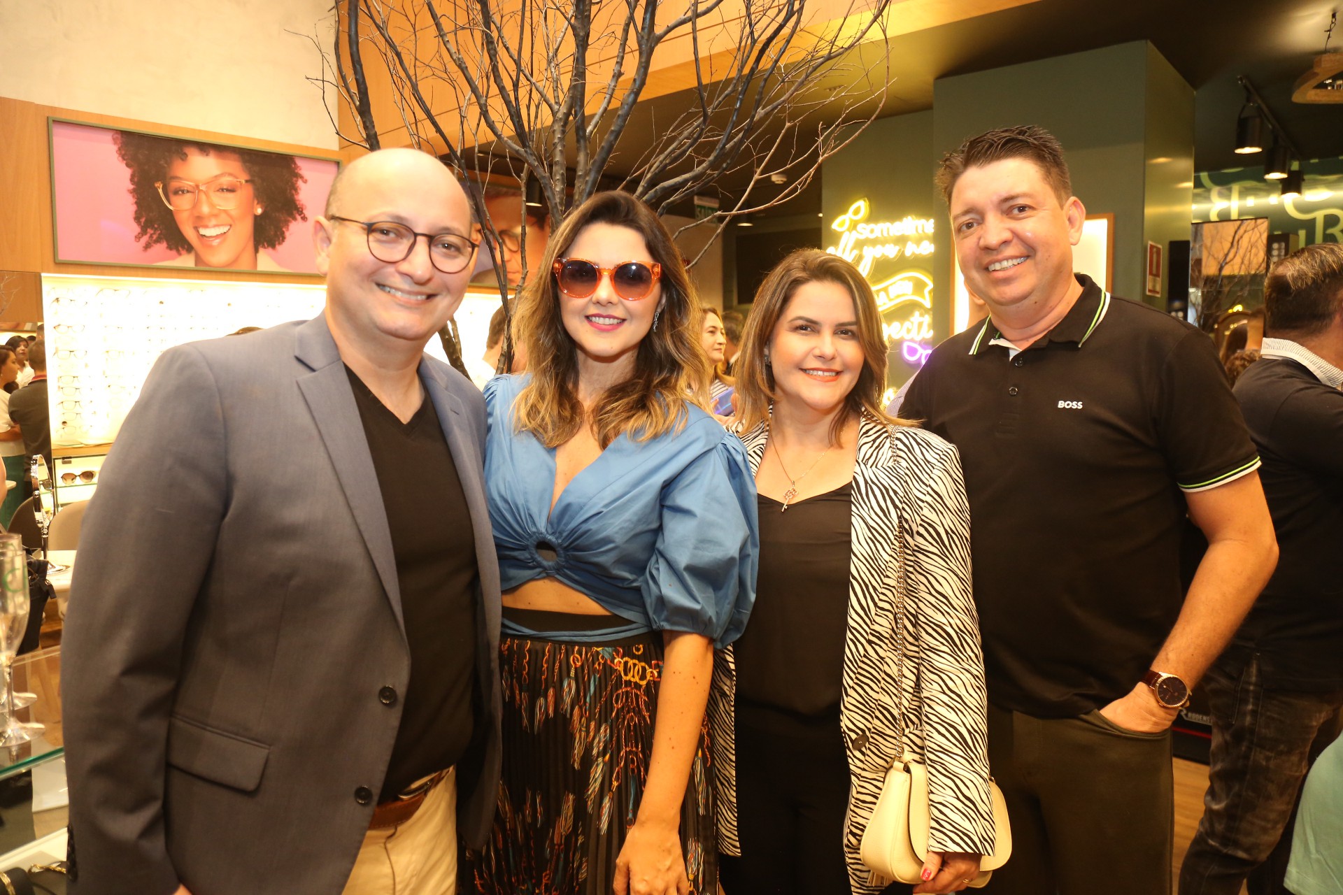 (Foto: João Filho Tavares/O POVO)Jansen Araújo, Ana Cândida, Manuela Saraiva e Roberto Nogueira