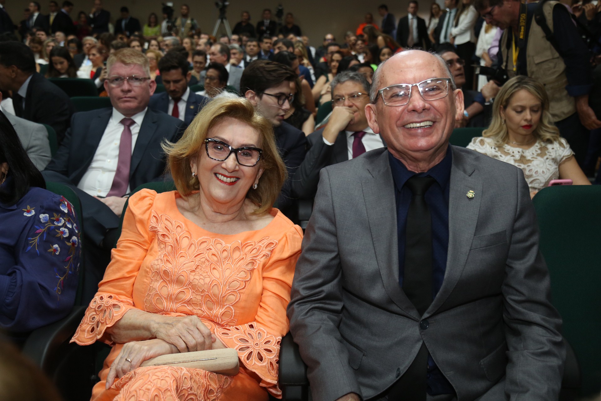(Foto: João Filho Tavares/O POVO)Socorro França e Nelson Martins