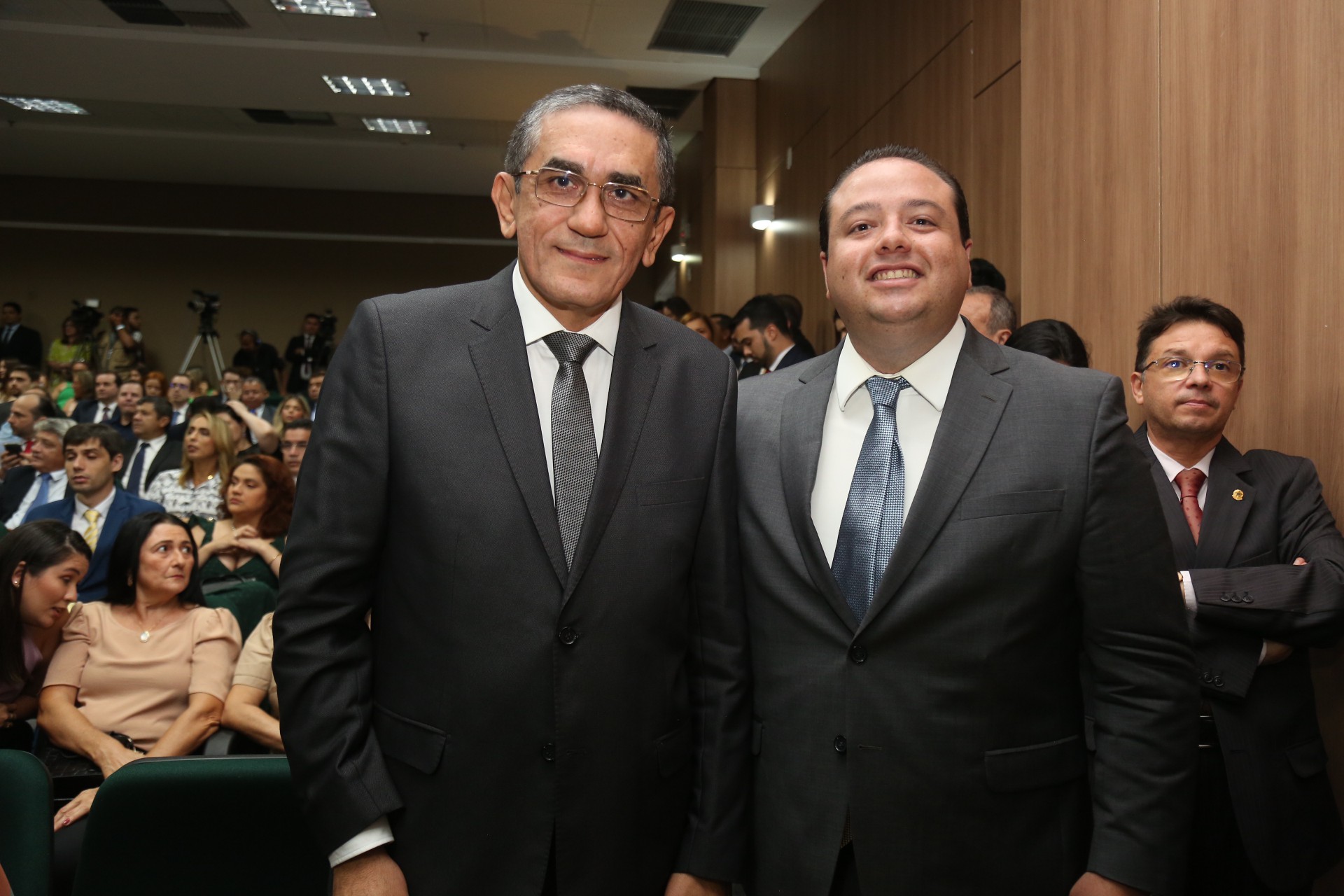 (Foto: João Filho Tavares/O POVO)Denísio Pinheiro e Roberto Lincoln