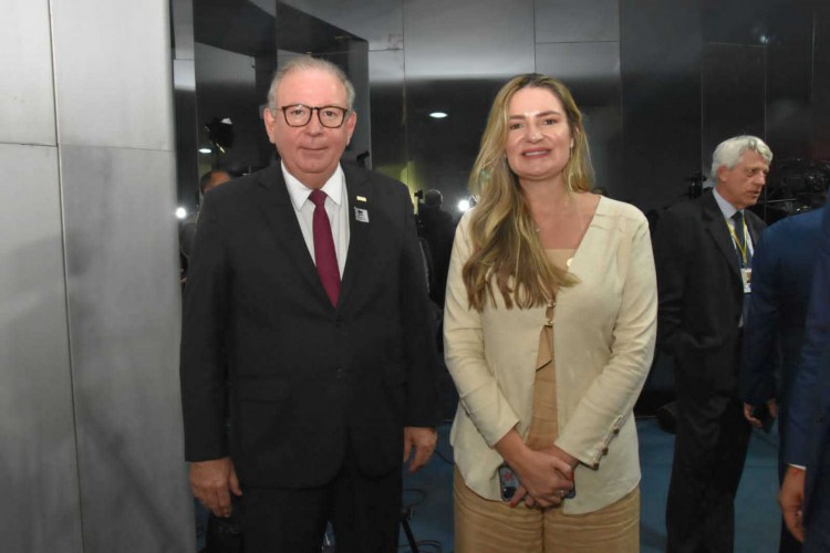 Ricardo Cavalcante e Augusta Brito: posse em Brasília(Foto: Divulgação)