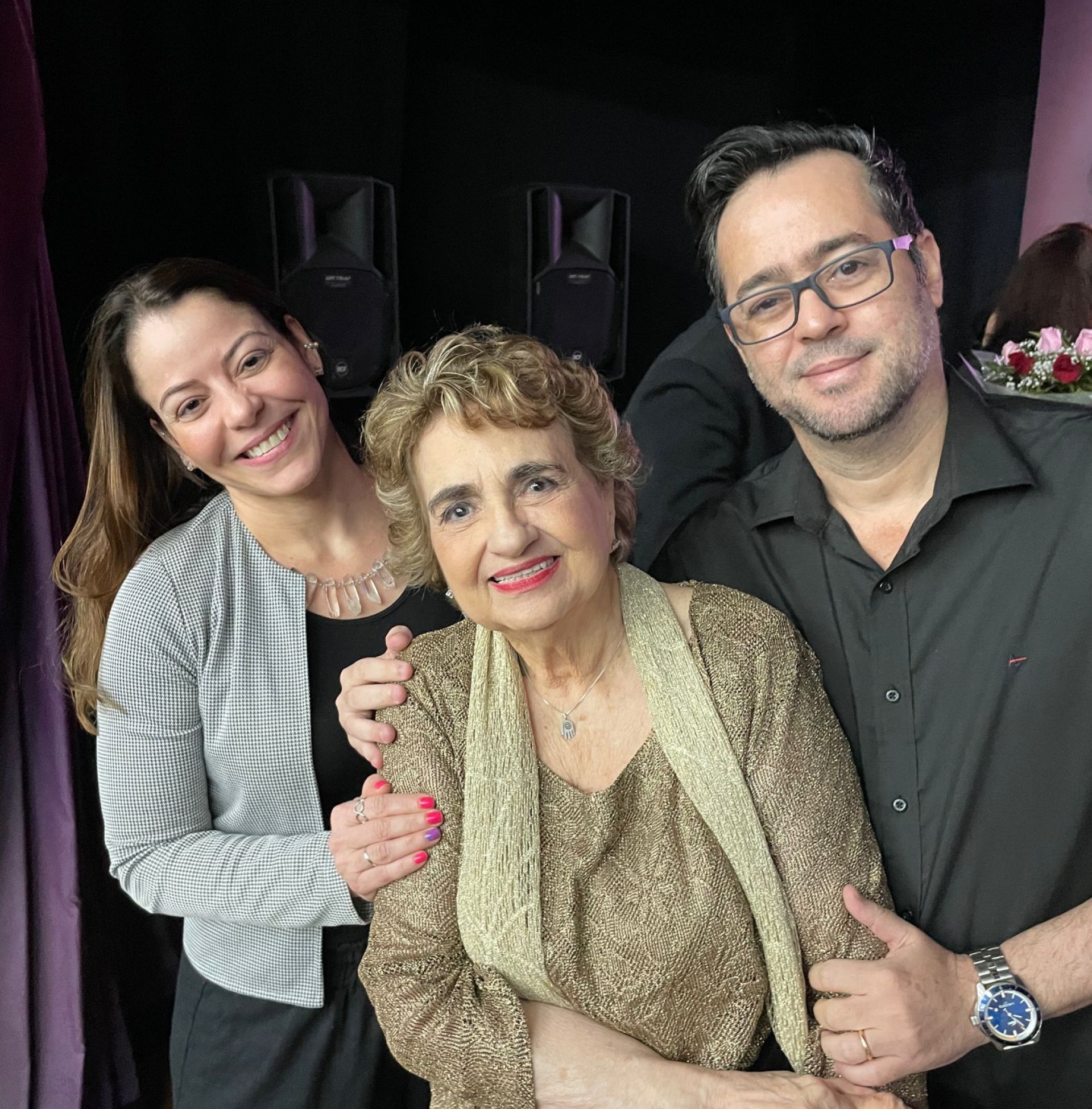 Fernanda com Melissa  e Jeff Peixoto(Foto: Arquivo Pessoal)