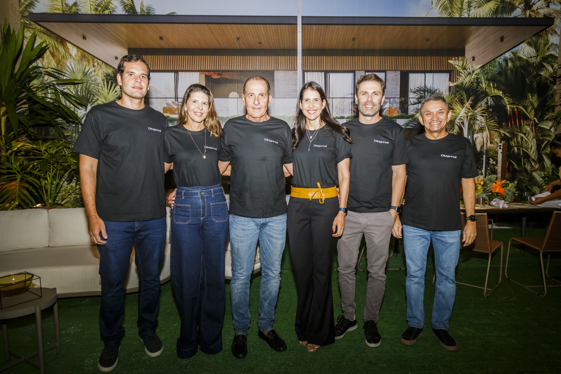 (Foto: Nicolas Leiva)João Ximenes Fiuza, Juliana Fiuza Valim, João Fiuza, Mariana Fiuza, Carlos Fiuza 
e Reginaldo Parente