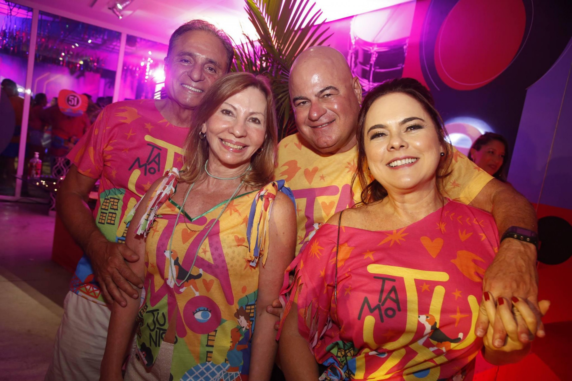 (Foto: Divulgação )Nestor Silva, Eveline Pinheiro, Luciano e Denise Cavalcante