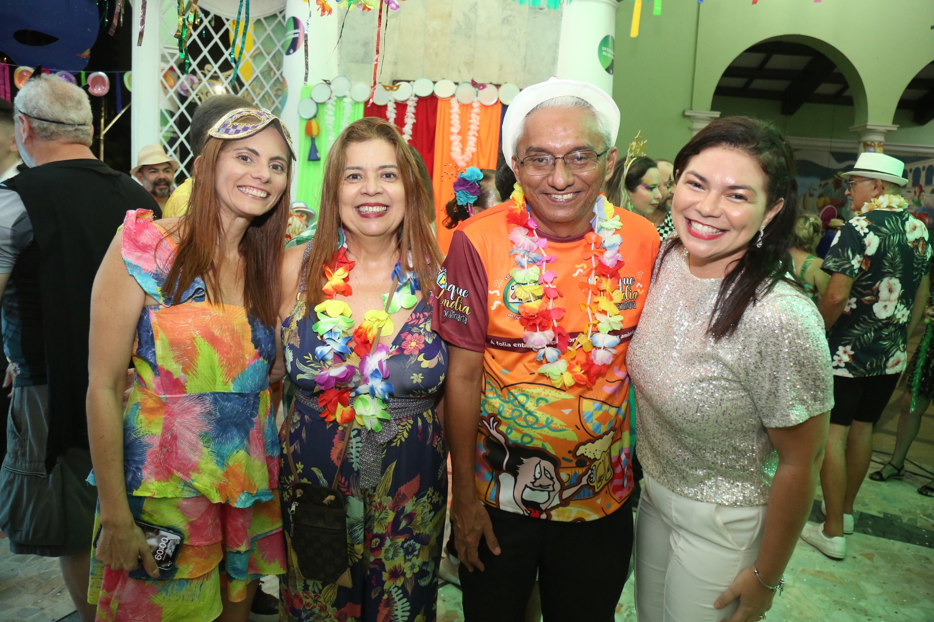 (Foto: JOÃO FILHO TAVARES)Joelma Leal, Valeria Cavalcante, Eliomar de Lima 
e Daniela Nogueira