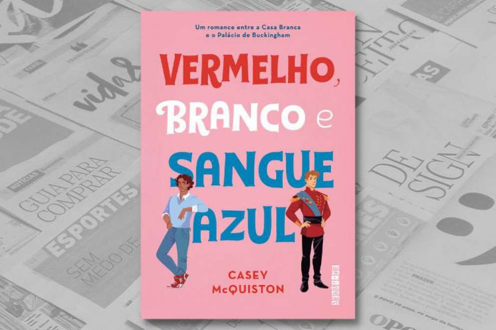 Capa do livro Vermelho, Branco, Sangue Azul.