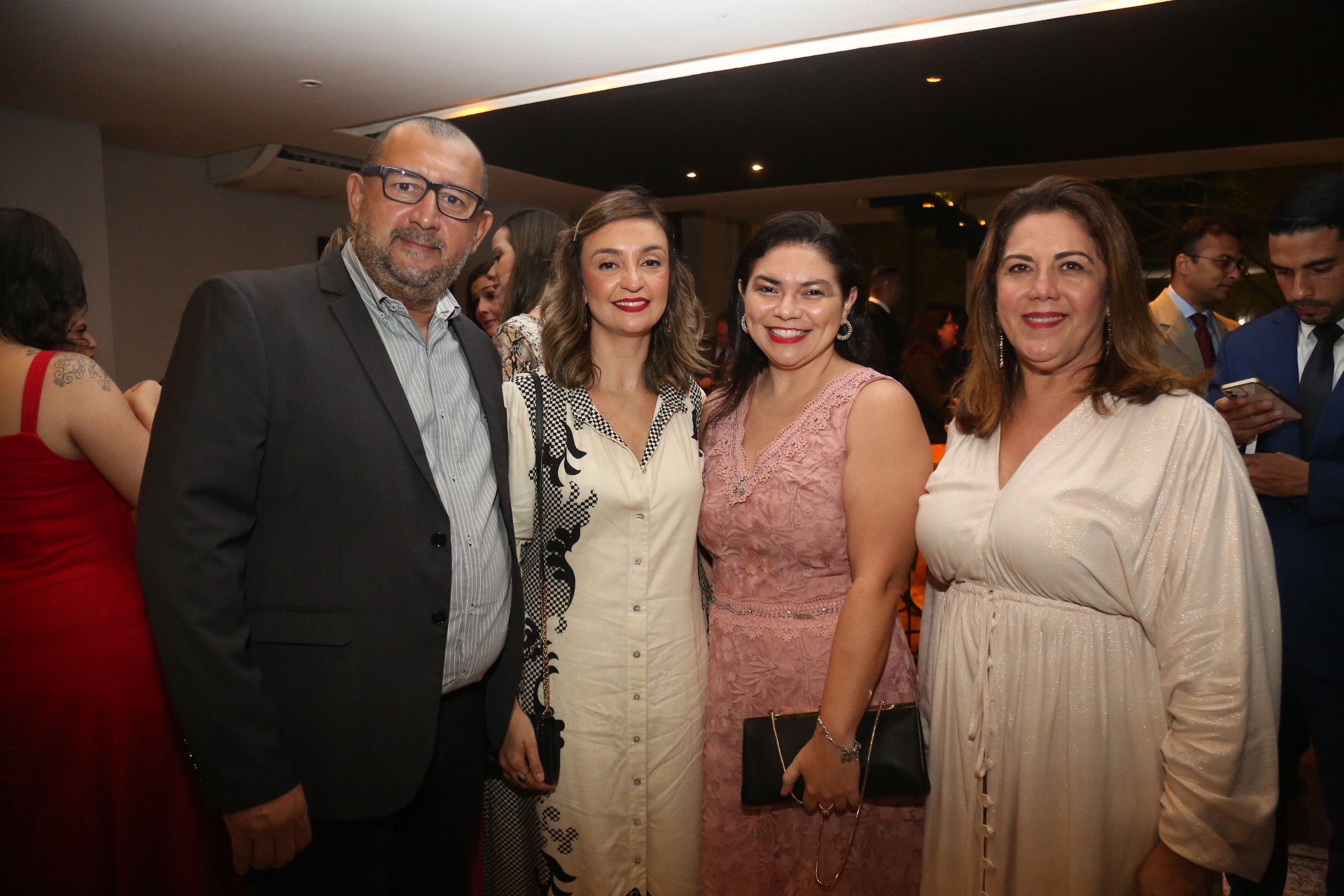 (Foto: João Filho Tavares/O POVO)Wagner Mendes, Paula Lima, Daniela Nogueira e Adryana Joca