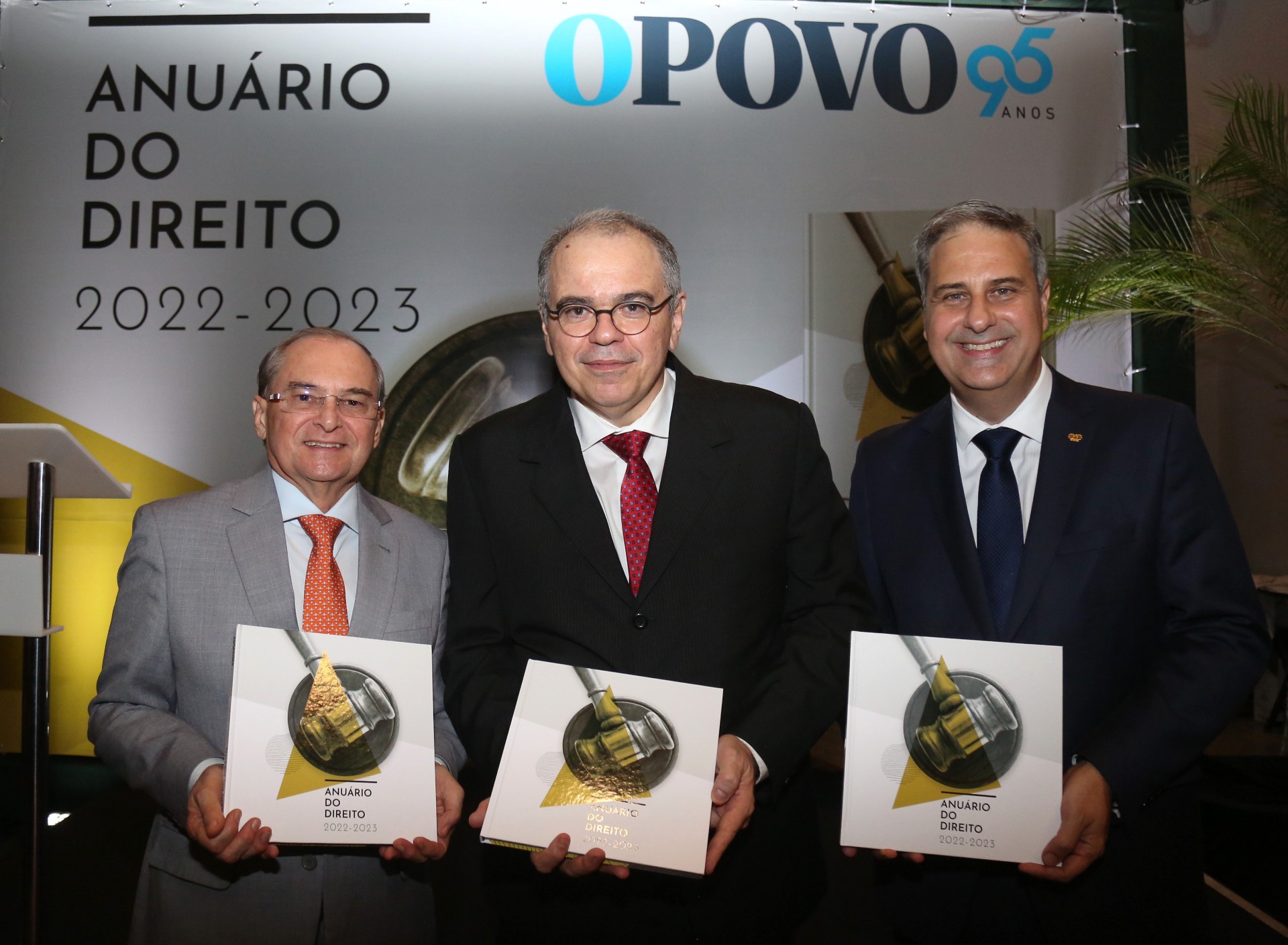 Abelardo Benevides, João Dummar Neto e Erinaldo Dantas (Foto: João Filho Tavares/O POVO)