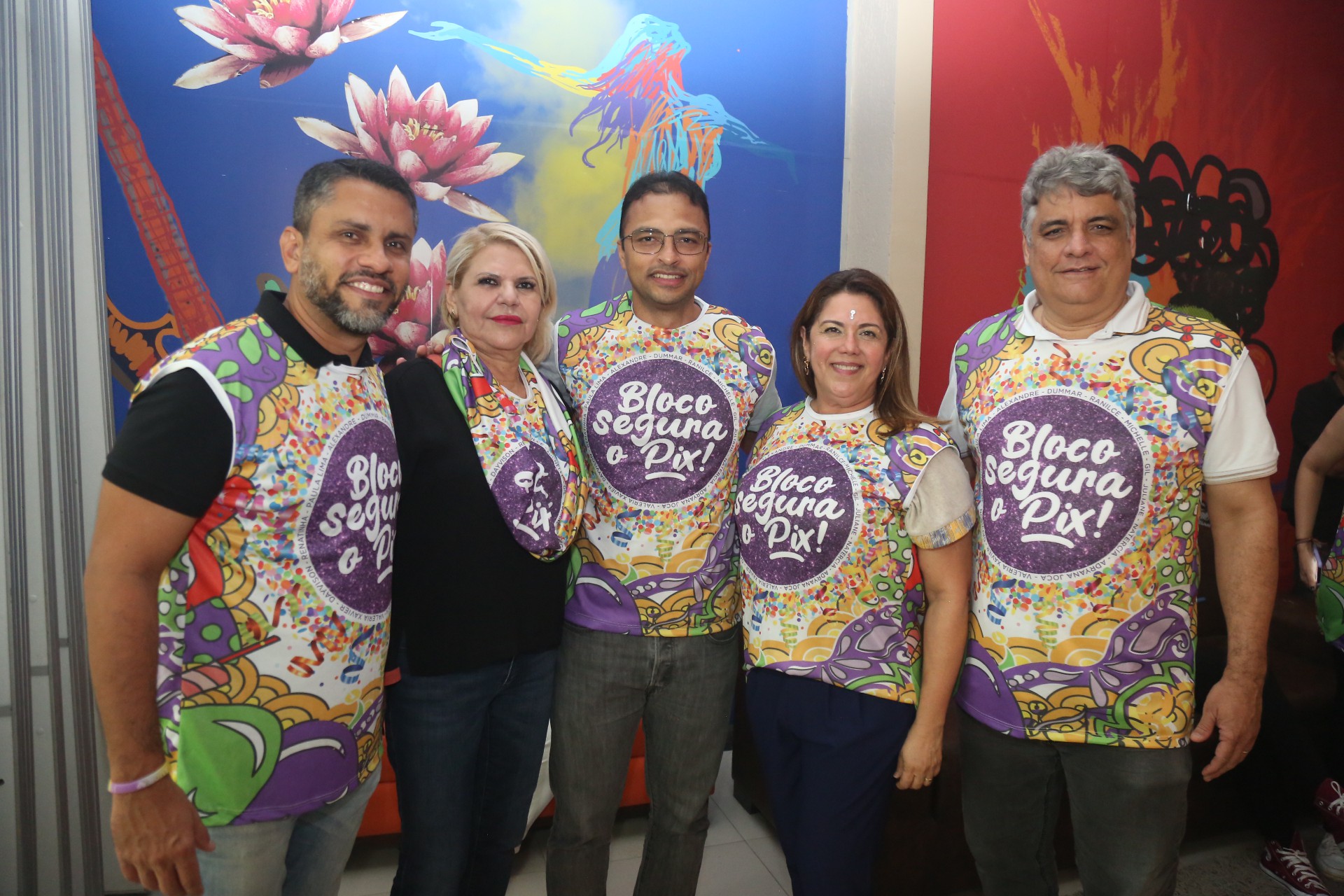 (Foto: João Filho Tavares/O POVO)Alexandre Medina, Ranilce Barbosa, Dayvison Álvares, Adryana Joca e Cliff Villar