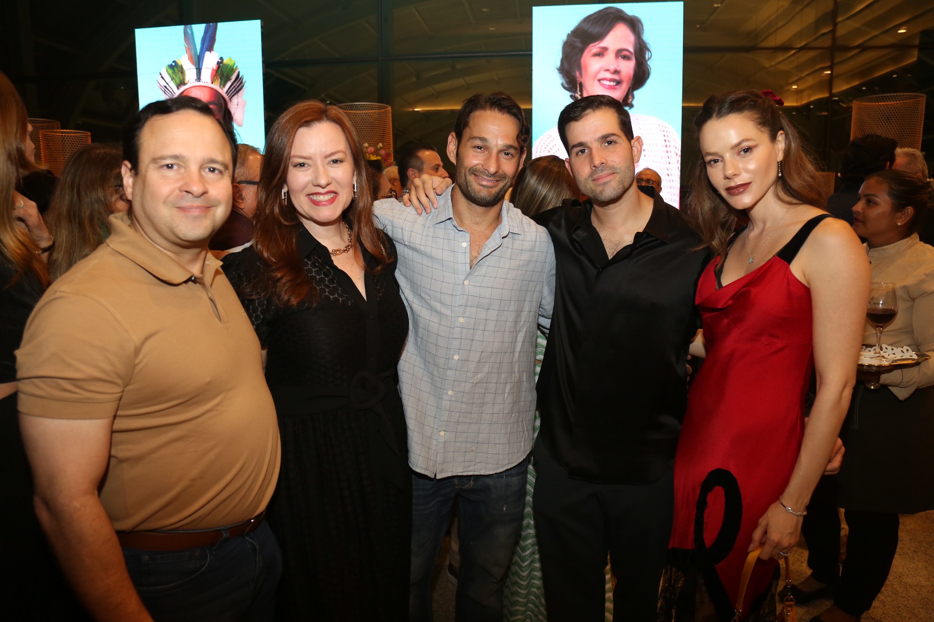 (Foto: JOÃO FILHO TAVARES)Igor e Aline Barroso, Claudio e Felipe Rocha e Paulinha Sampaio