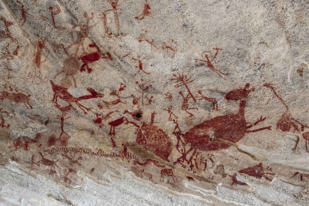 Arte rupestres na Serra da Capivara