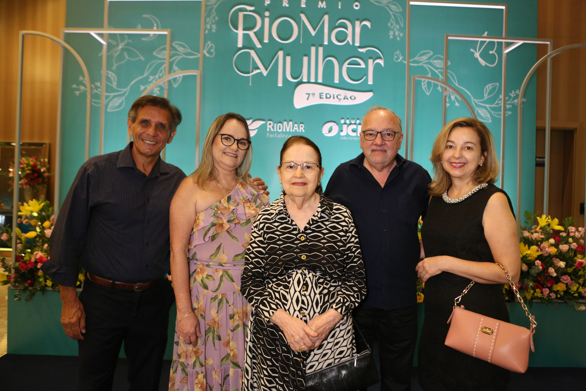 (Foto: João Filho Tavares)Ricardo Gadelha, Liana, Regina, Vagner Barbosa e Leonise Holanda