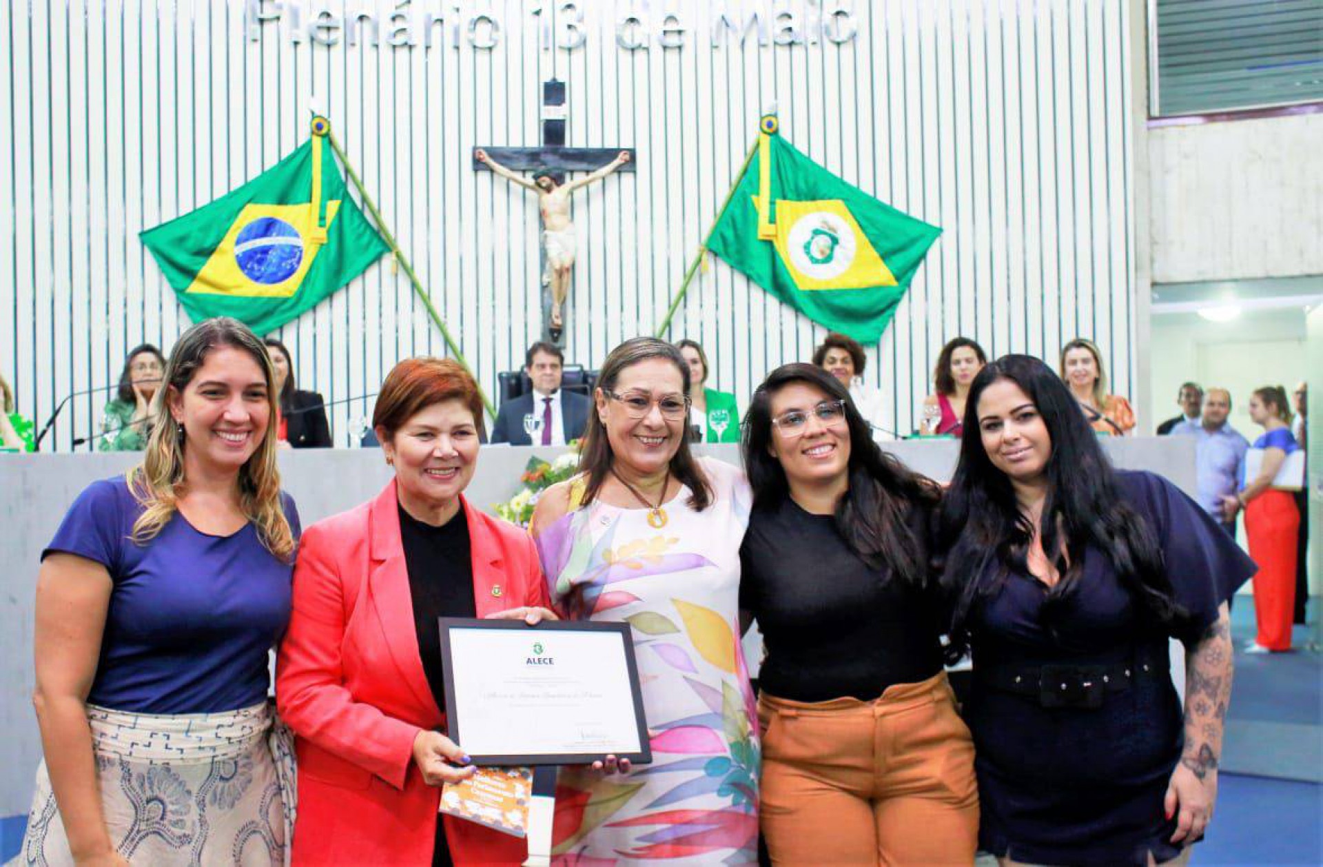  Larissa Gaspar, Jô Farias, Fátima Bandeiras e as filhas, Sophia e Tainá(Foto: Divulgação)