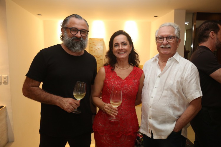Jocélio Leal, Natália e Henrique Sergio Abreu(Foto: JOÃO FILHO TAVARES)