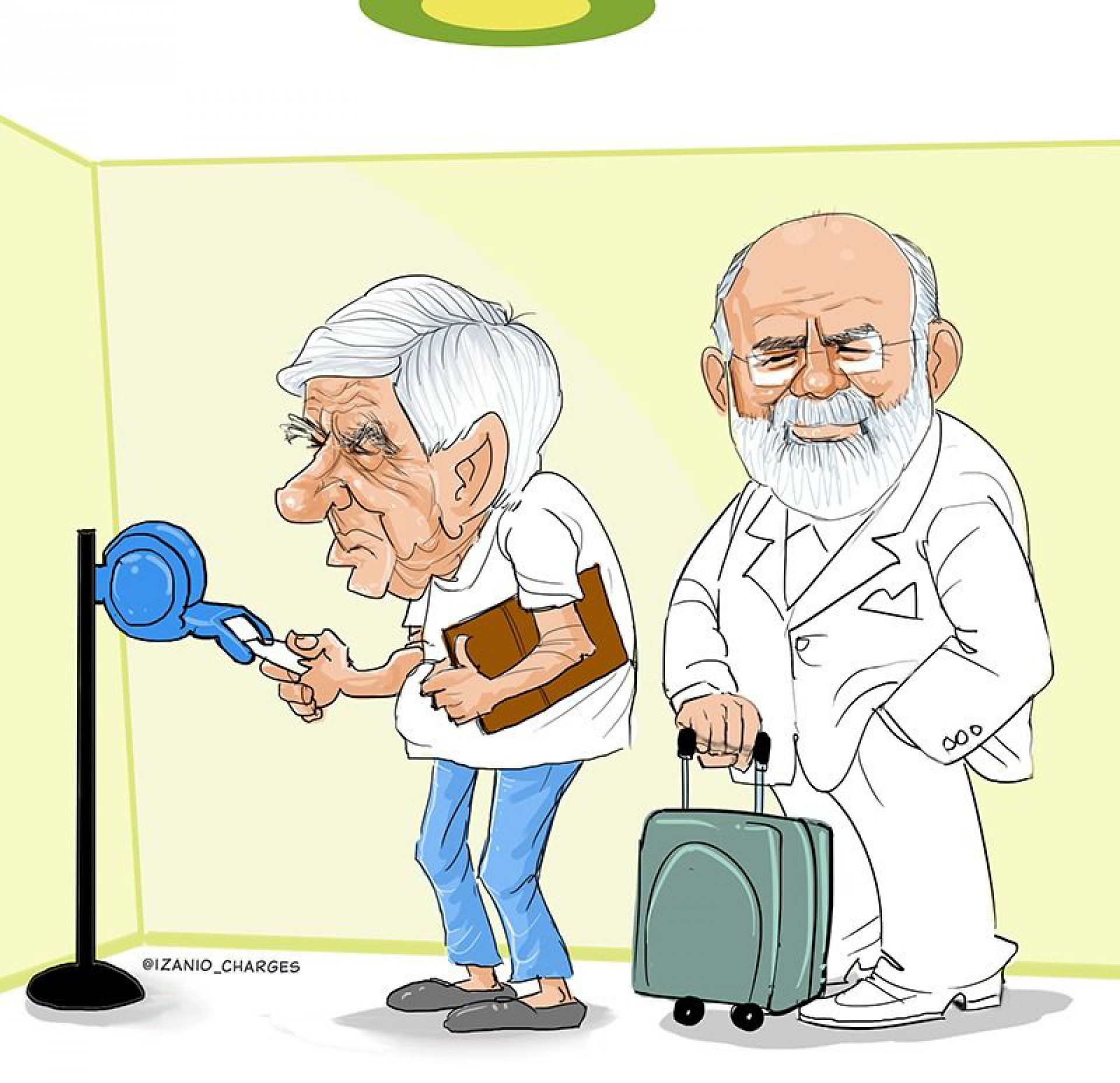 Charge por Izânio Façanha (Foto: Izânio Façanha)