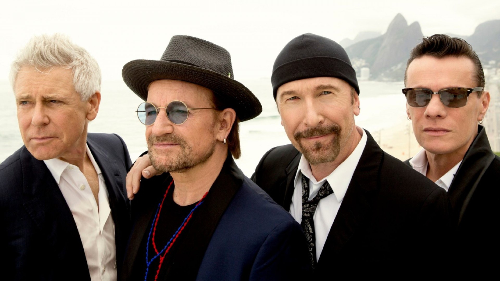 Adam Clayton, Bono, The Edge  e Larry Mullen Jr: história do quarteto cantada em 40 sucessos do novo disco (Foto: divulgação )