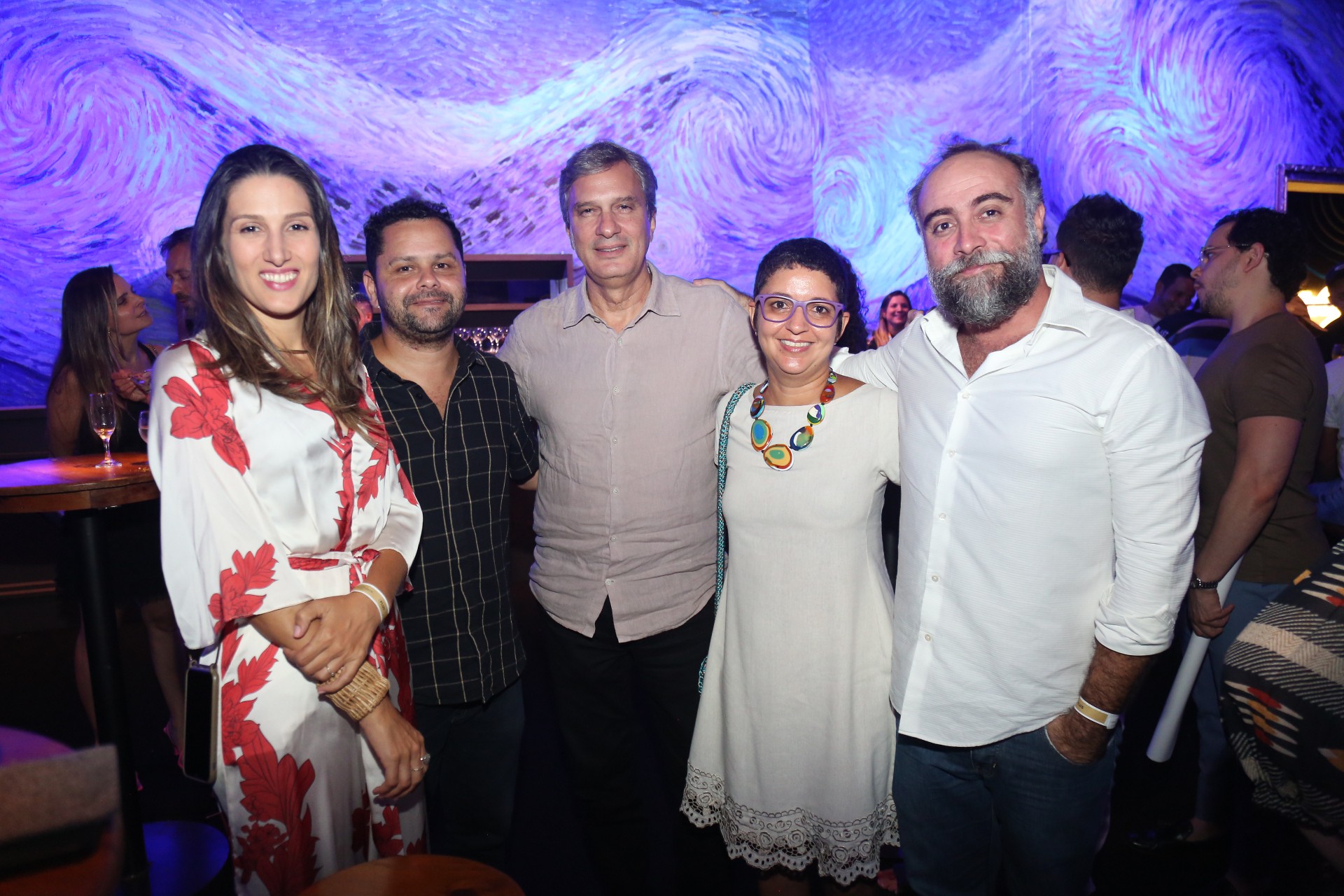 (Foto: JOÃO FILHO TAVARES)Brenda Rolim, Davi Gomes, Tiago Santana, Ana Javes e Rian Fontenele