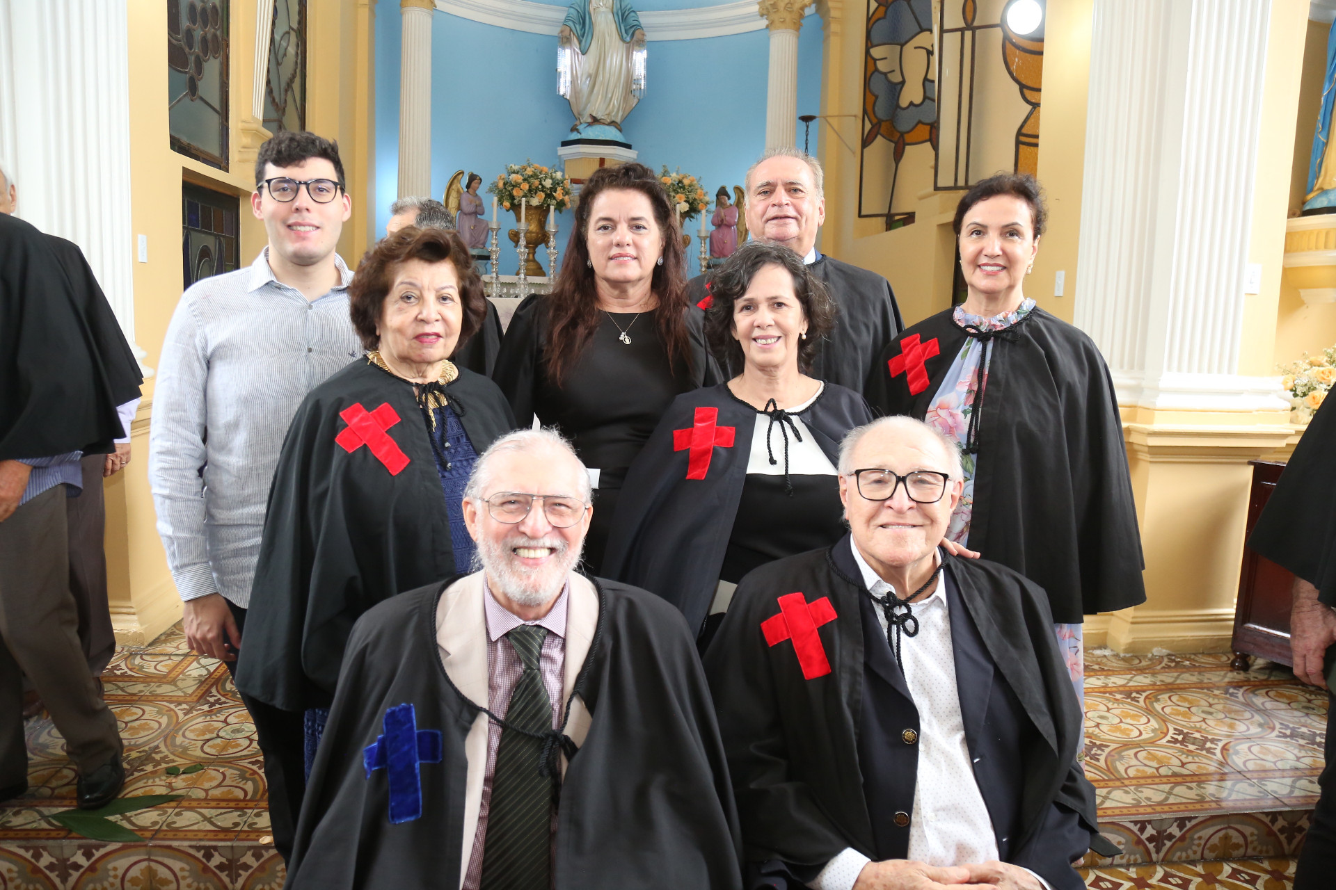 (Foto: João Filho Tavares/O POVO)Wladimir e Luiz Marques com grupo amigos
