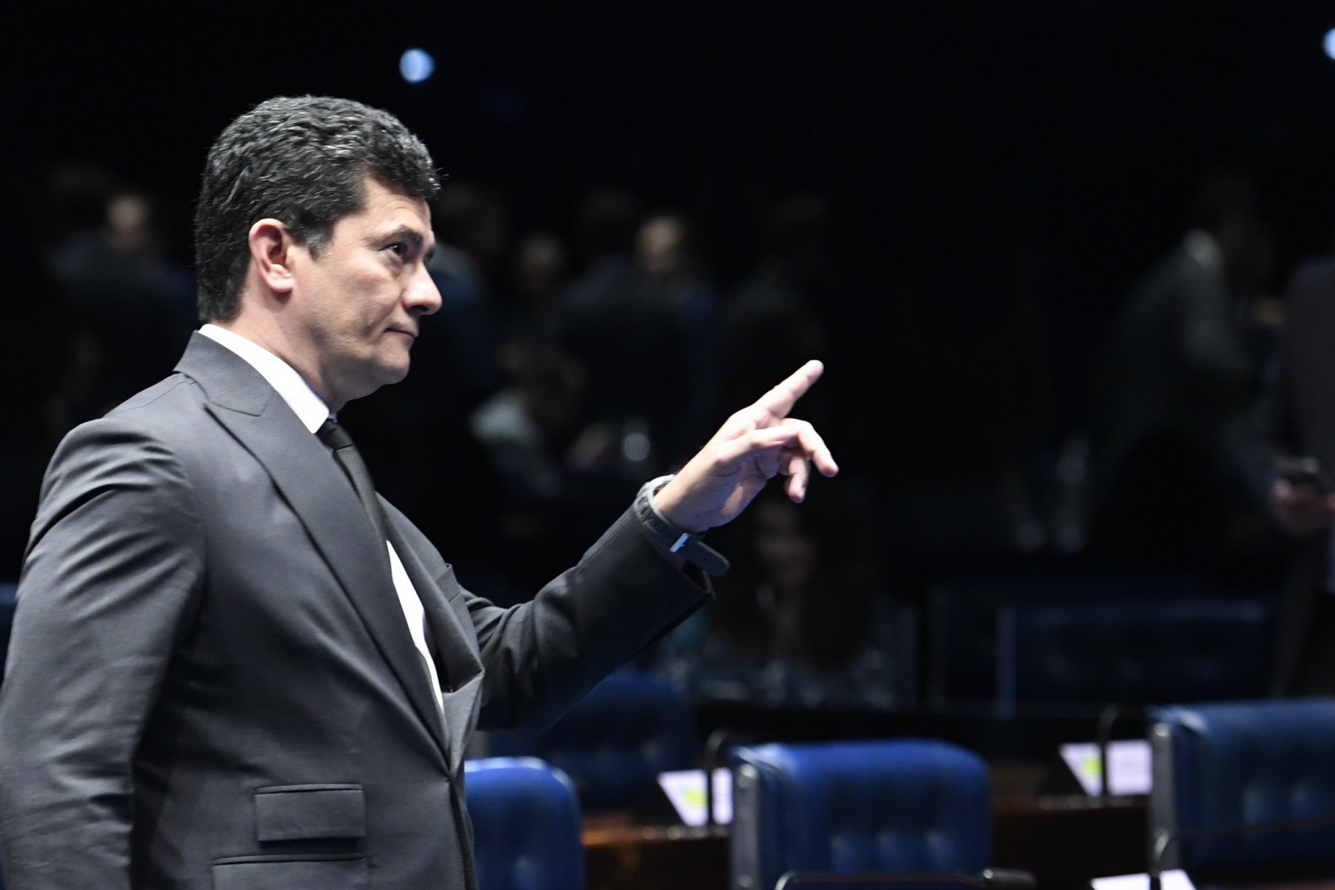 ￼EM PRONUNCIAMENTO ontem no Senado, Moro afirmou que a classe política e os órgãos de investigação não podem se 