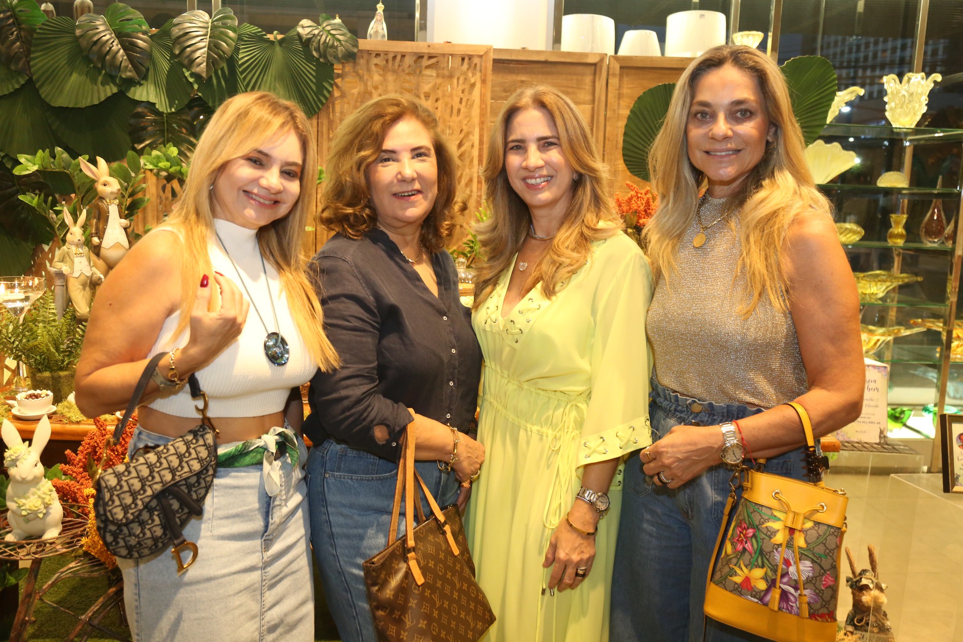 (Foto: JOÃO FILHO TAVARES)Ana Cristina Camelo, Jória Araripe, Karmilse Marinho e Celia Magalhaes