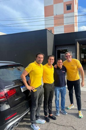 João Adibe Marques, Adibe Marques, Kaká Queirós e Patrick Choate(Foto: divulgação)