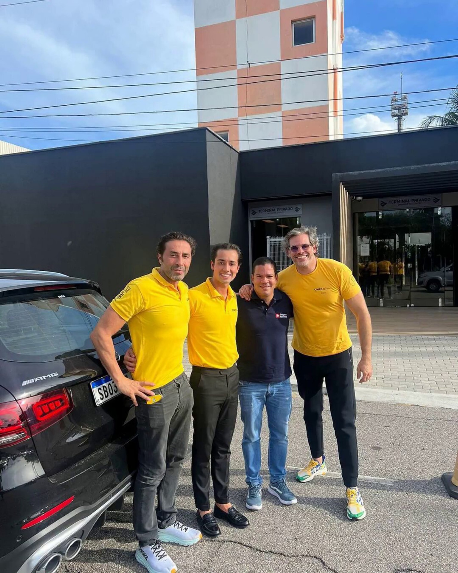 João Adibe Marques, Adibe Marques, Kaká Queirós e Patrick Choate (Foto: divulgação)