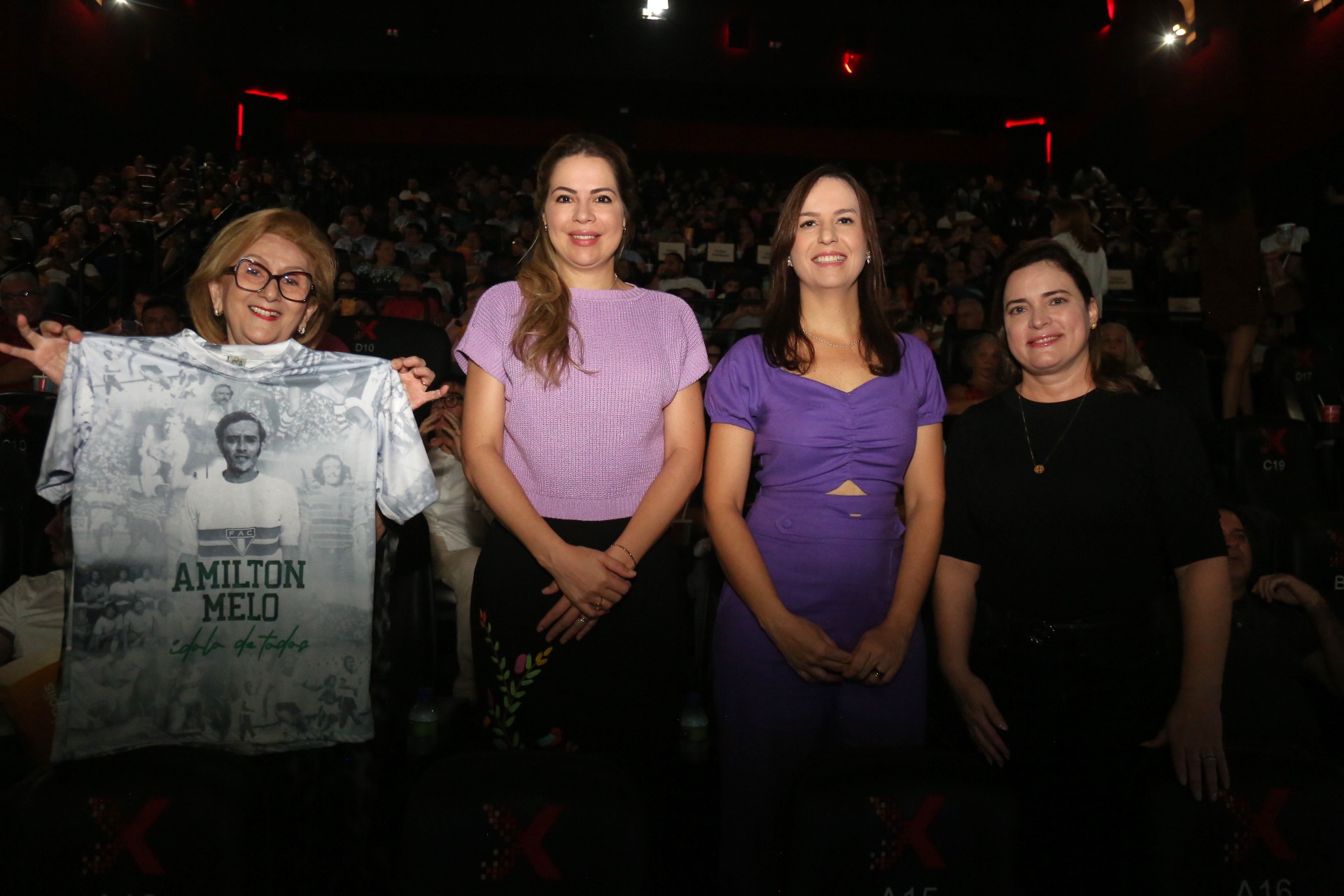 (Foto: JOÃO FILHO TAVARES)Socorro França, Onélia Santana, 
Lia Freitas e Cristiane Leitão