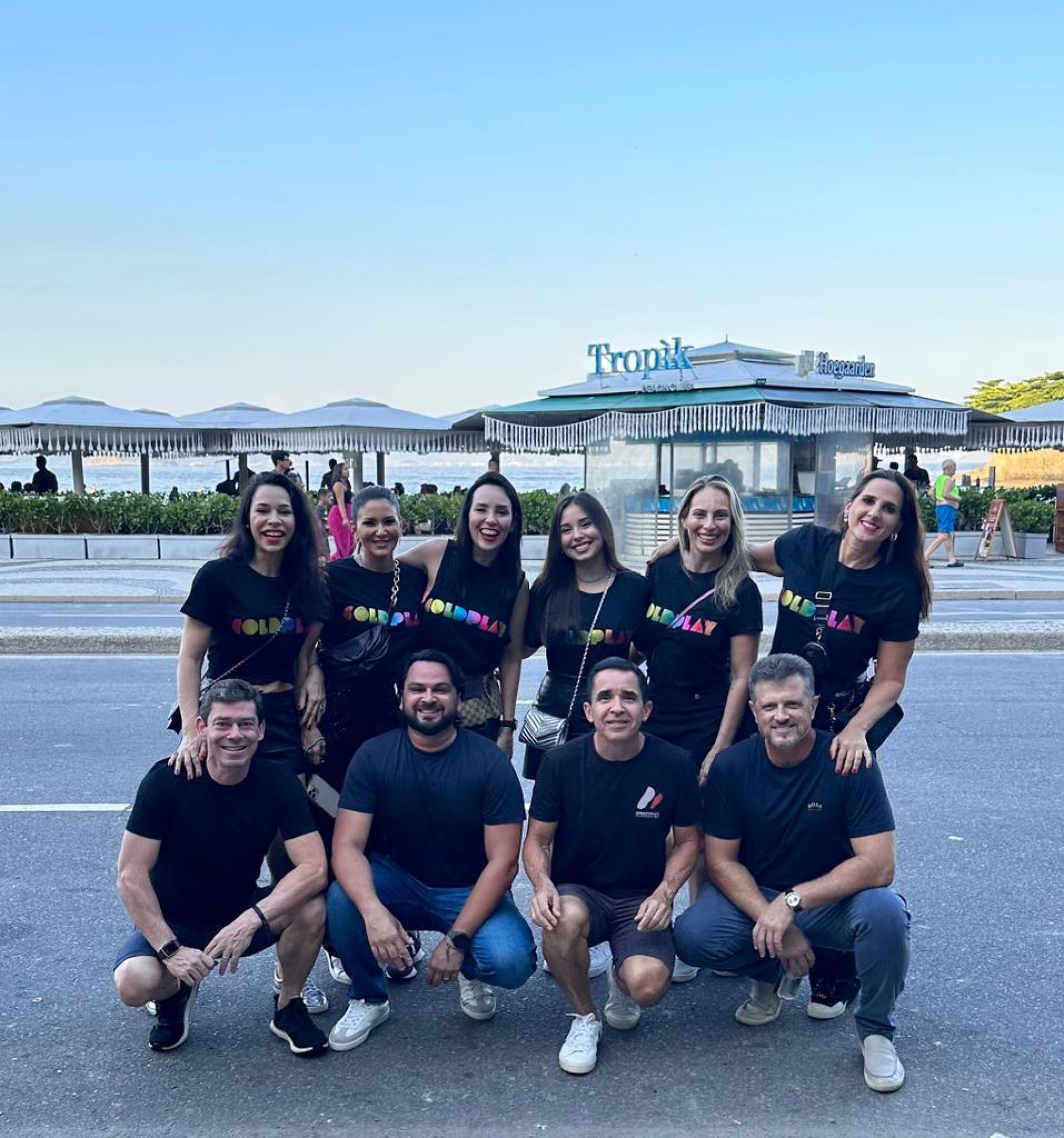 Lorena e João Carlos Gondim, Luiza e Jorge Otoch, Erica Lobo, Luciana Lobo e Júlio Saraiva, Julia Saraiva, Aline Pinho, João Teixeira de Carvalho  (Foto: arquivo pessoal )