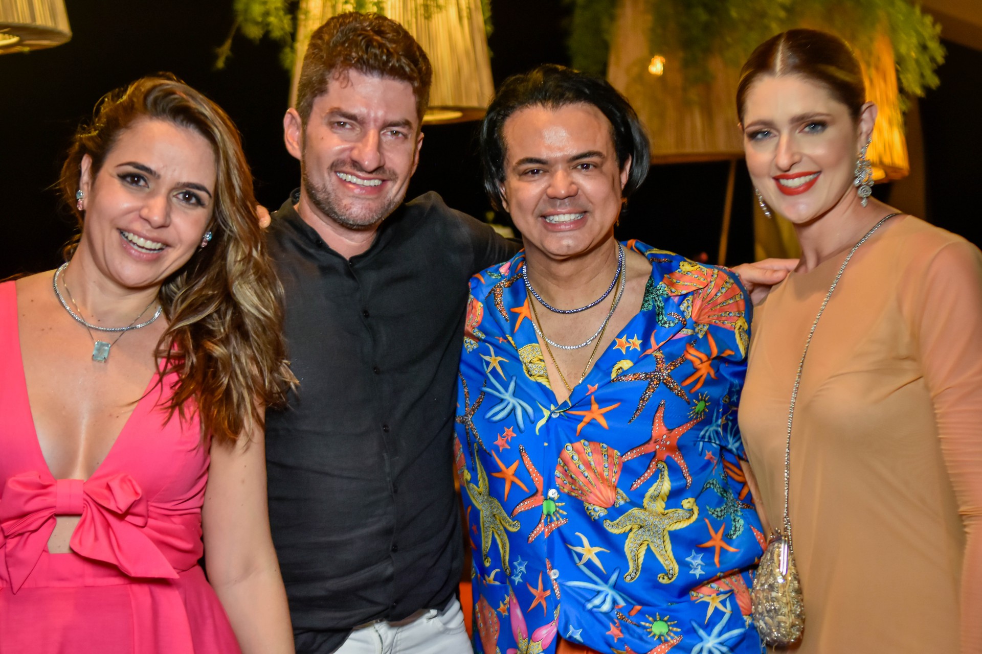 (Foto: Erivando Nunes)Camila e Paulo Benevides, Laerte Bezerra e Rebecca Leal