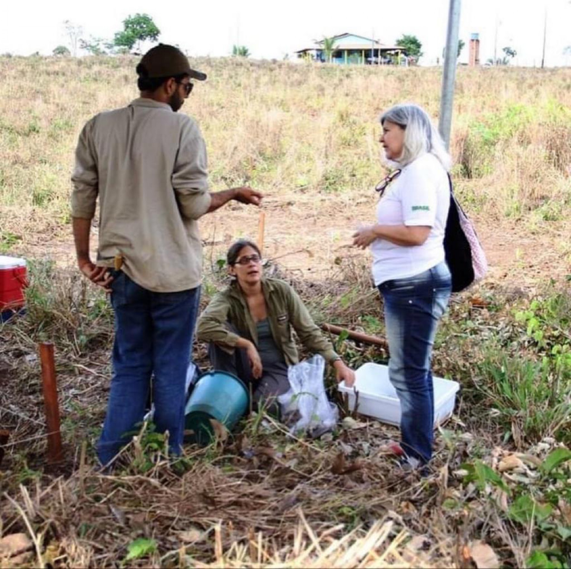 Mercês Castro na base de Xambioá (Foto: Arquivo Pessoal)