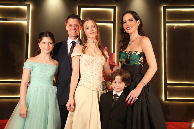 Nina, Maria Antônia, Marcella,  Eugênio Porto Filho e Antônio Eugênio (Foto: joão filho tavares)