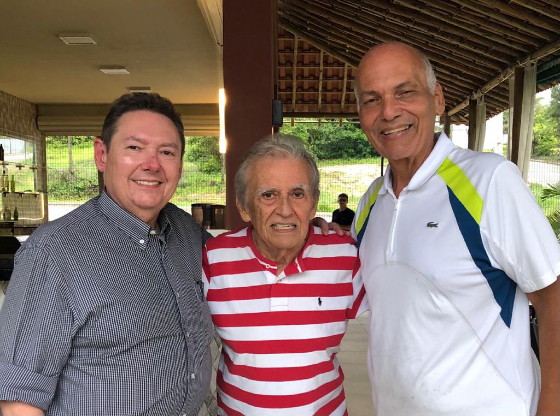 Ivens Dias Branco Jr., Lúcio Brasileiro e Paulo Sérgio Santa Cruz: Ibiza Cumbuco (Foto: divulgação )