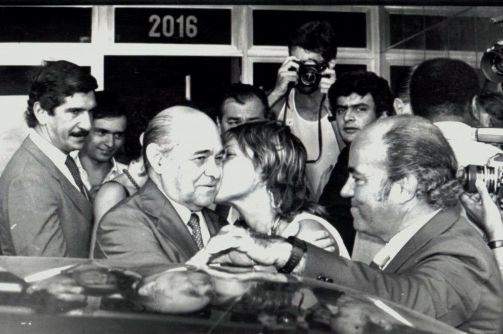 Tancredo Neves em Brasília, 1984. (Foto: Arquivo Agência Brasil)