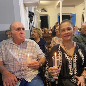 Walkmar Santos e Sarah Philomeno: Guaramiranga(Foto: arquivo pessoal)