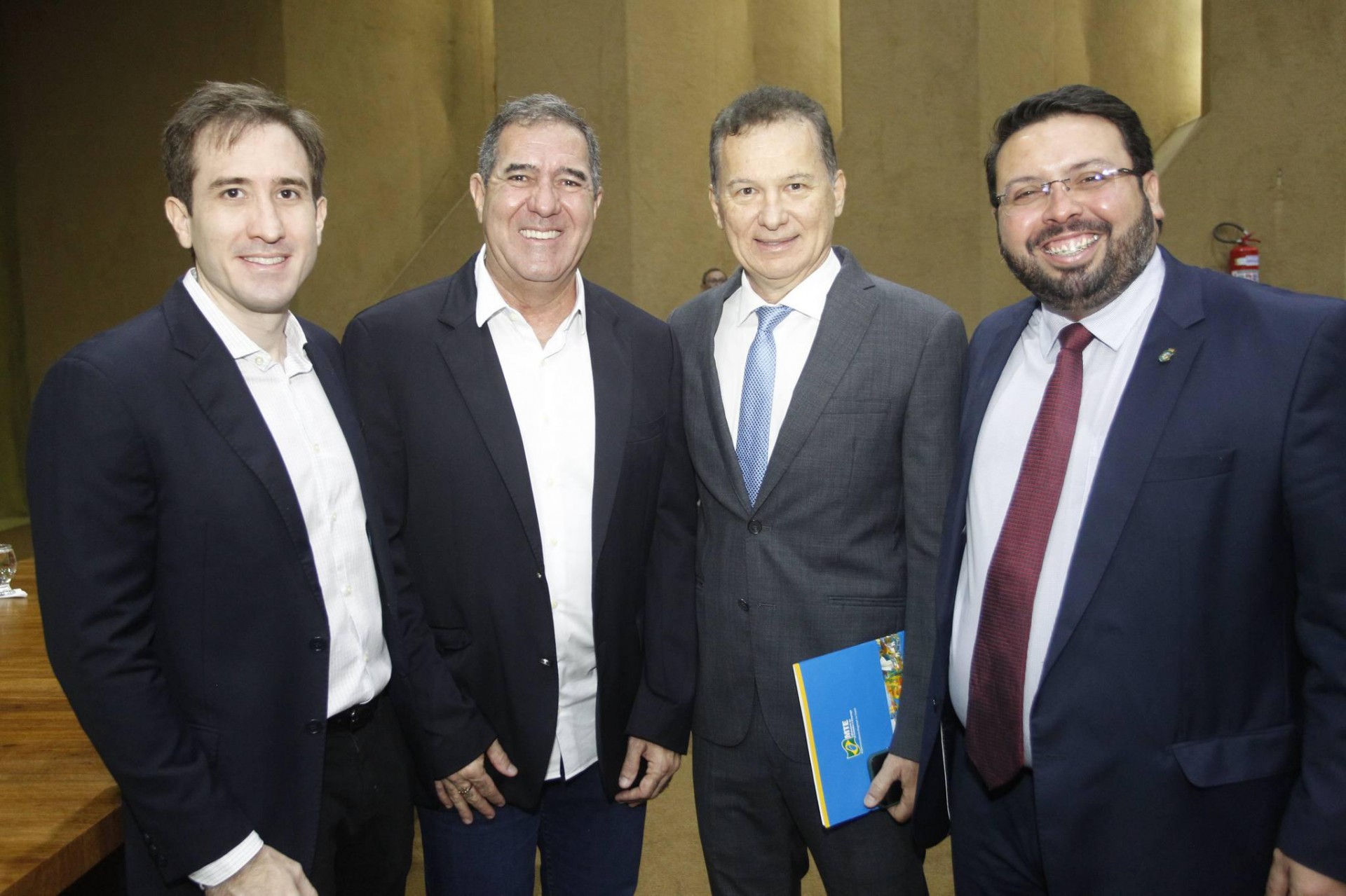 (Foto: JOÃO FILHO TAVARES)Luiz Fernando e Luiz Gastão Bittencourt, Carlos Pimentel e Vládson Viana
