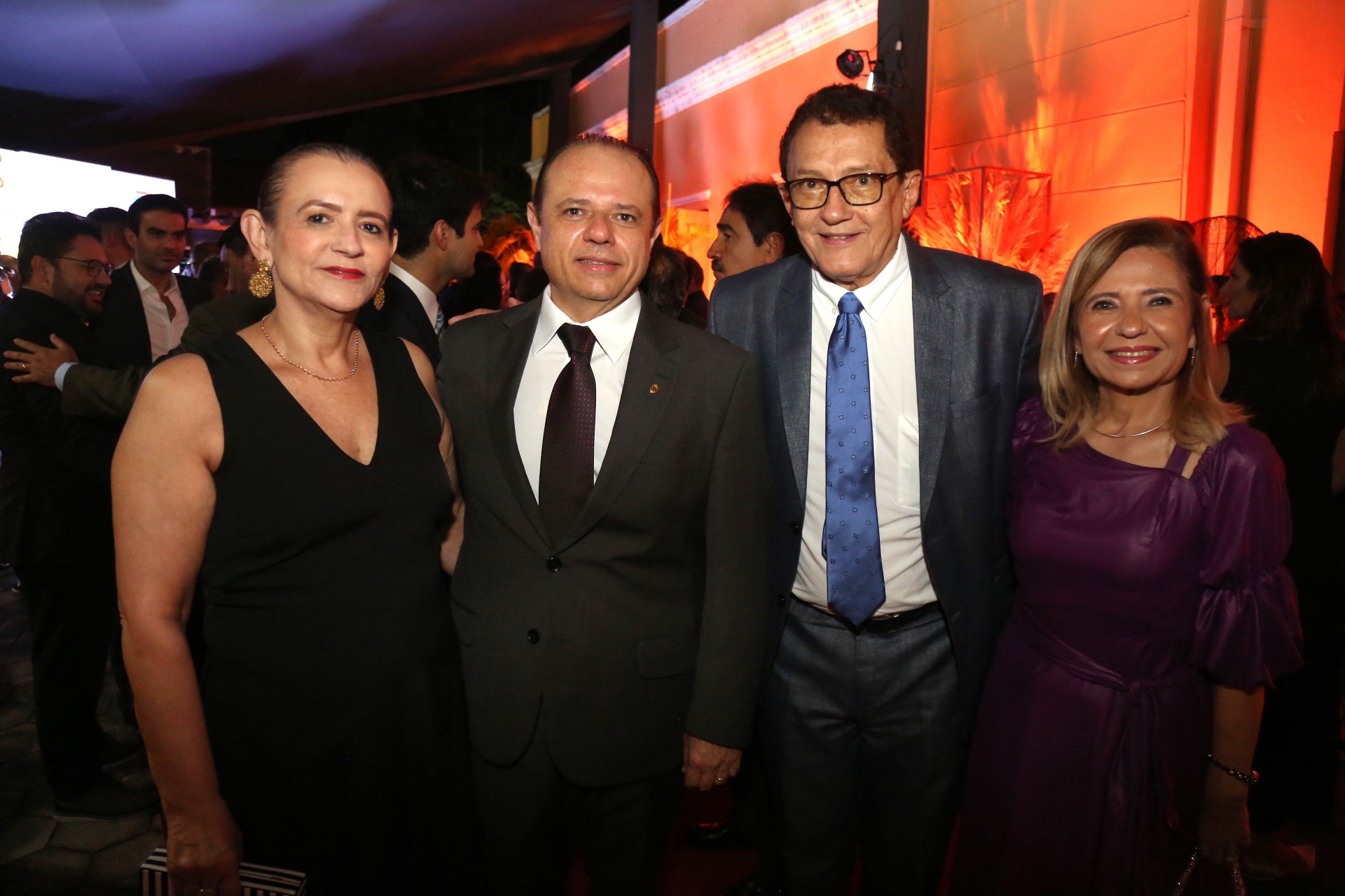 (Foto: JOÃO FILHO TAVARES)Maria do Carmo e Claudio Pinho, Elpídio Nogueira e Naracir Pinho