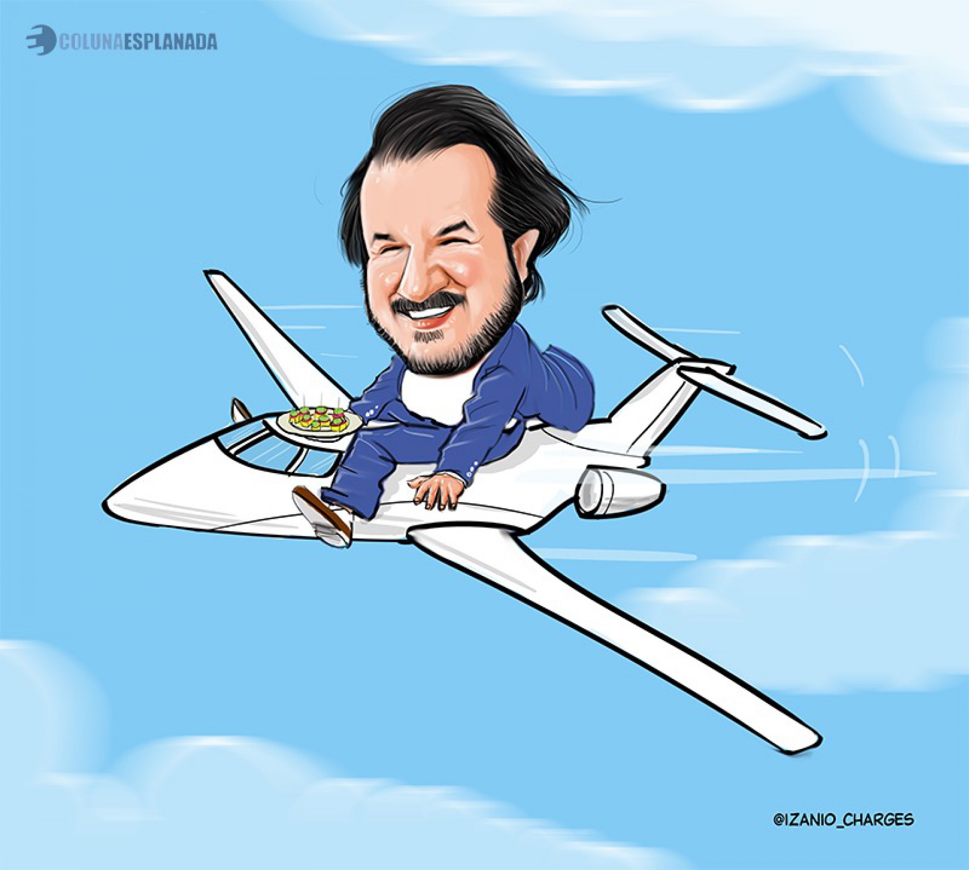 Charge por Izânio Façanha (Foto: Izânio Façanha)
