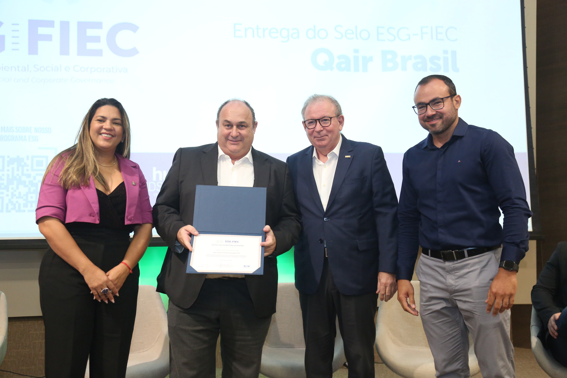 (Foto: João Filho Tavares/O POVO)Vilma Freire, Jorge Borrel, Ricardo Cavalcante e Carlos Alberto Mendes