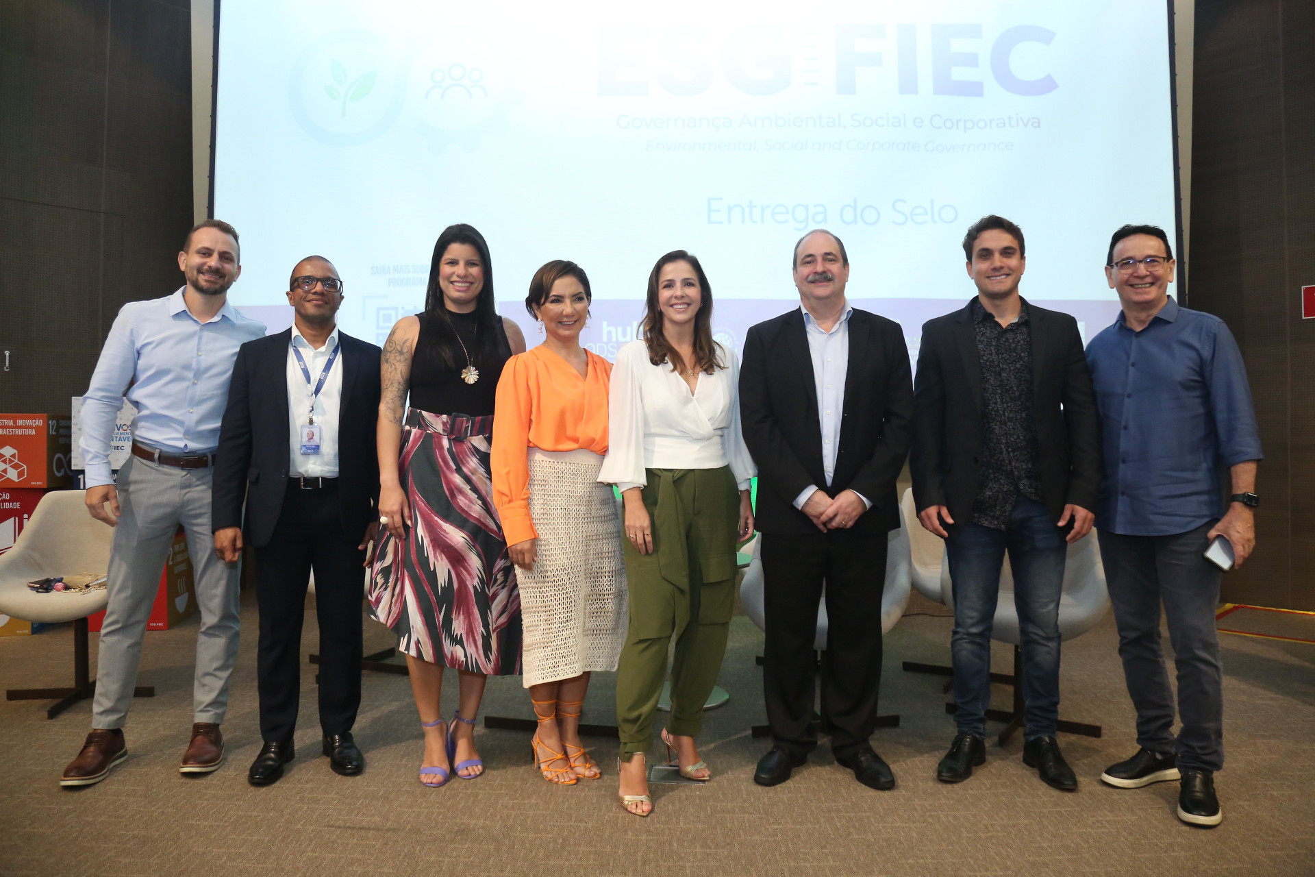 (Foto: João Filho Tavares/O POVO)Cerimônia de entrega do Selo ESG Fiec 